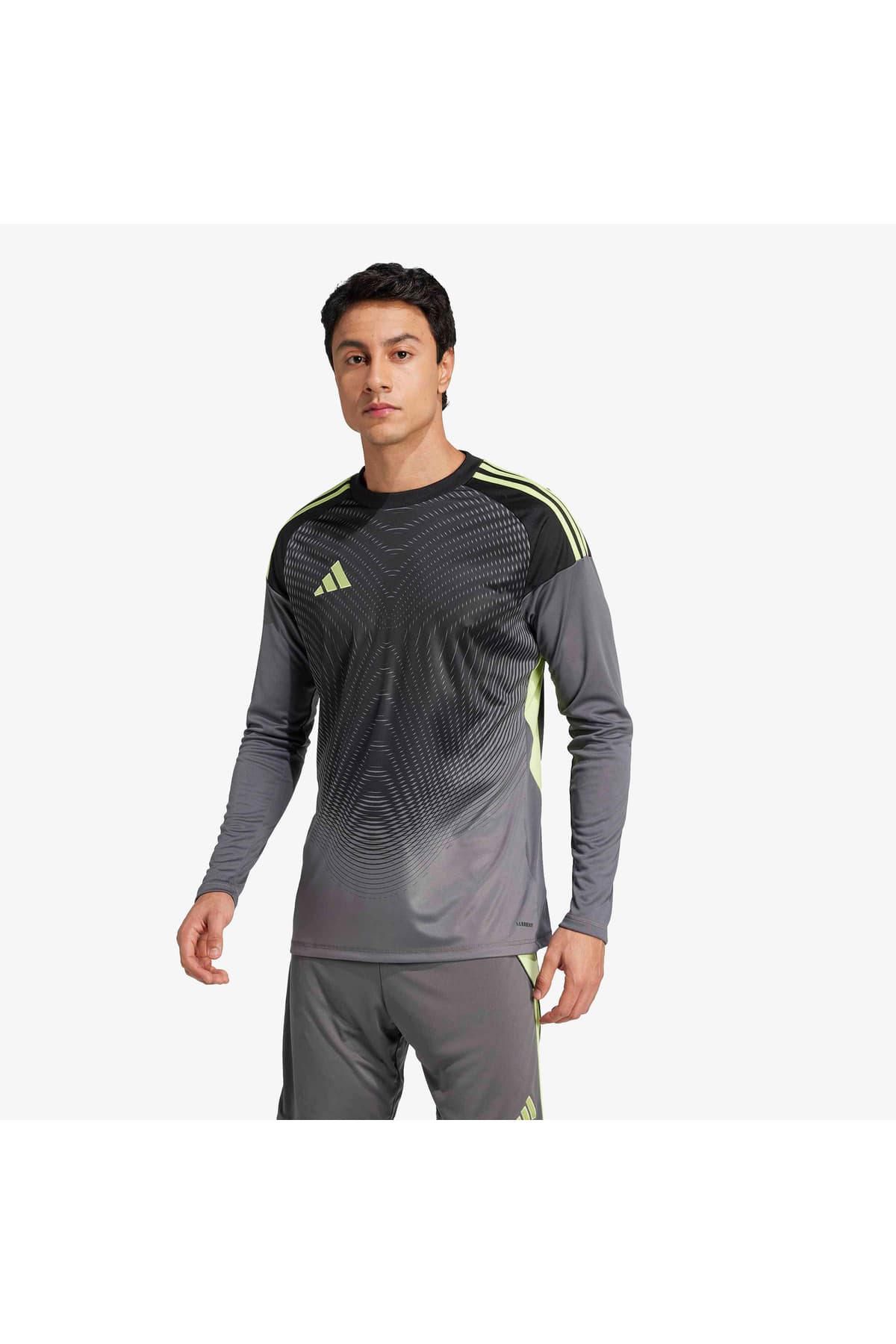 پیراهن فوتبال مردانه adidas دروازهبان آستین بلند خاکستری مدل Tiro 25 Competition پیراهن فوتبال مردانه adidas دروازهبان آستین بلند خاکستری مدل Tiro 25 Competition