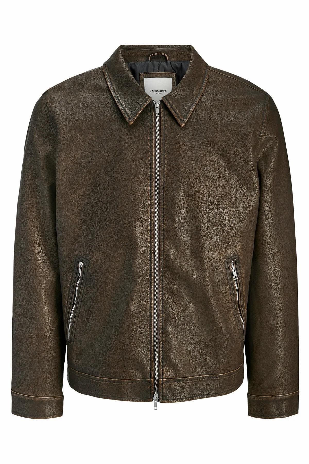 کت مردانه Jack & Jones چرم مصنوعی مدل Casablanca 12278839 کت مردانه Jack & Jones چرم مصنوعی مدل Casablanca 12278839