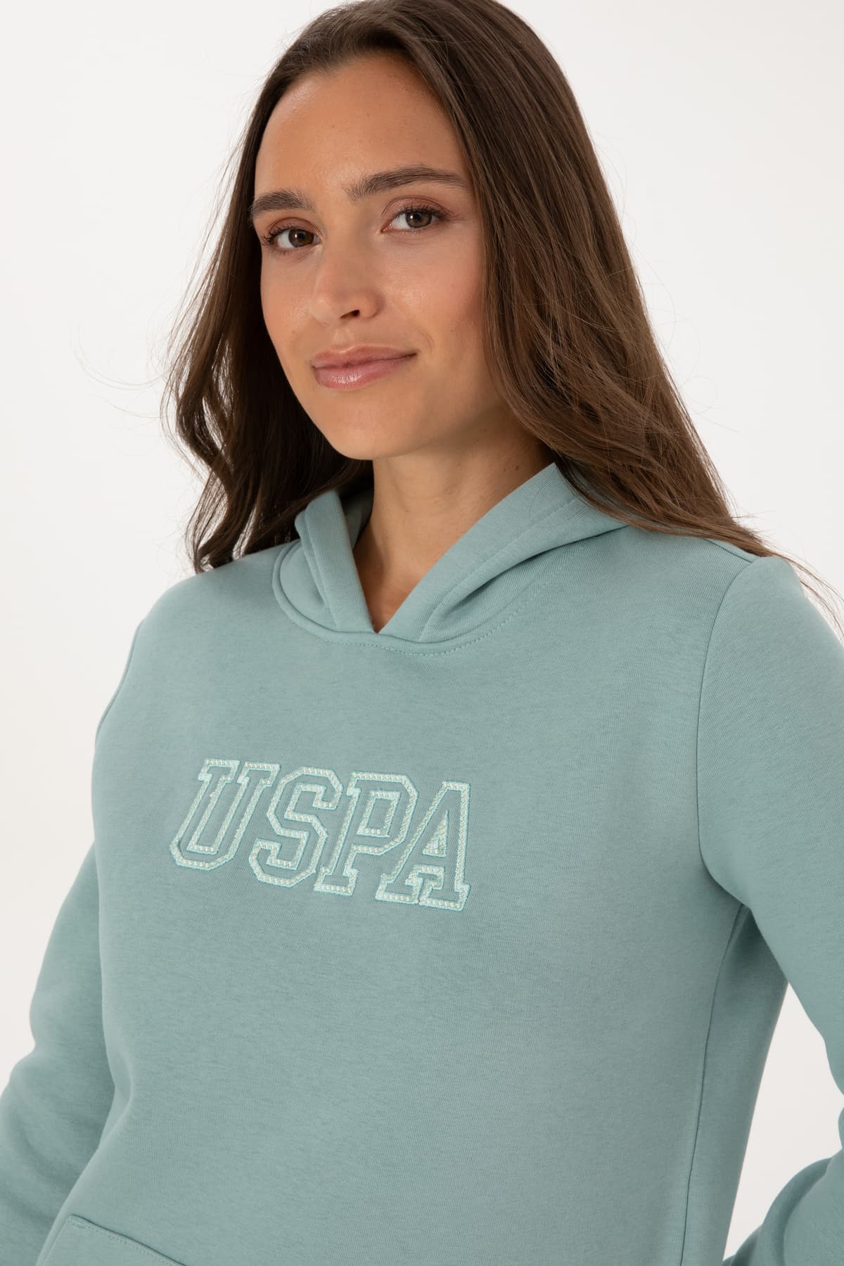 سوئیشرت زنانه U.S. Polo Assn. کلاهدار شاردون سبز نعنایی مدل 50313566-VR090 سوئیشرت زنانه U.S. Polo Assn. کلاهدار شاردون سبز نعنایی مدل 50313566-VR090