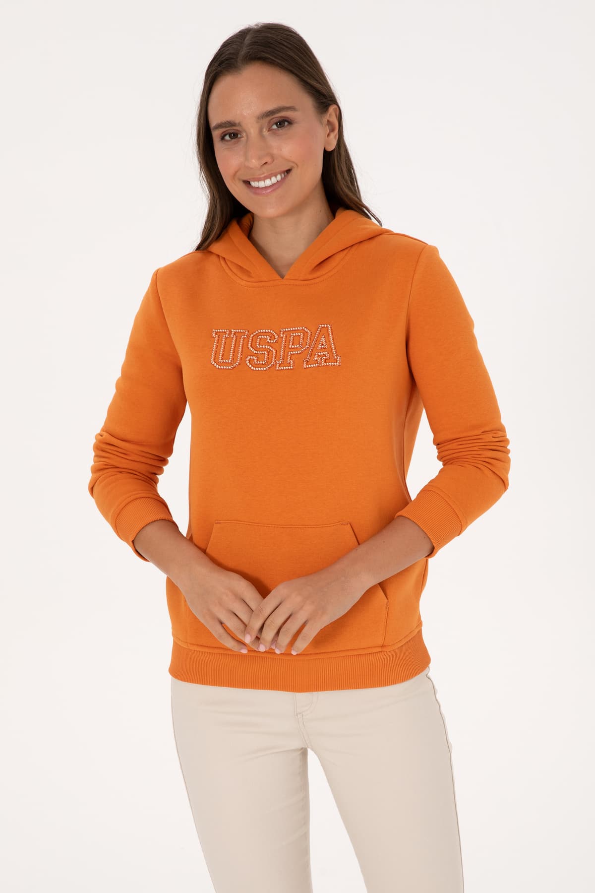 سویشرت زنانه U.S. Polo Assn. کلاهدار شاردون مسی مدل 50313566-VR182 سویشرت زنانه U.S. Polo Assn. کلاهدار شاردون مسی مدل 50313566-VR182