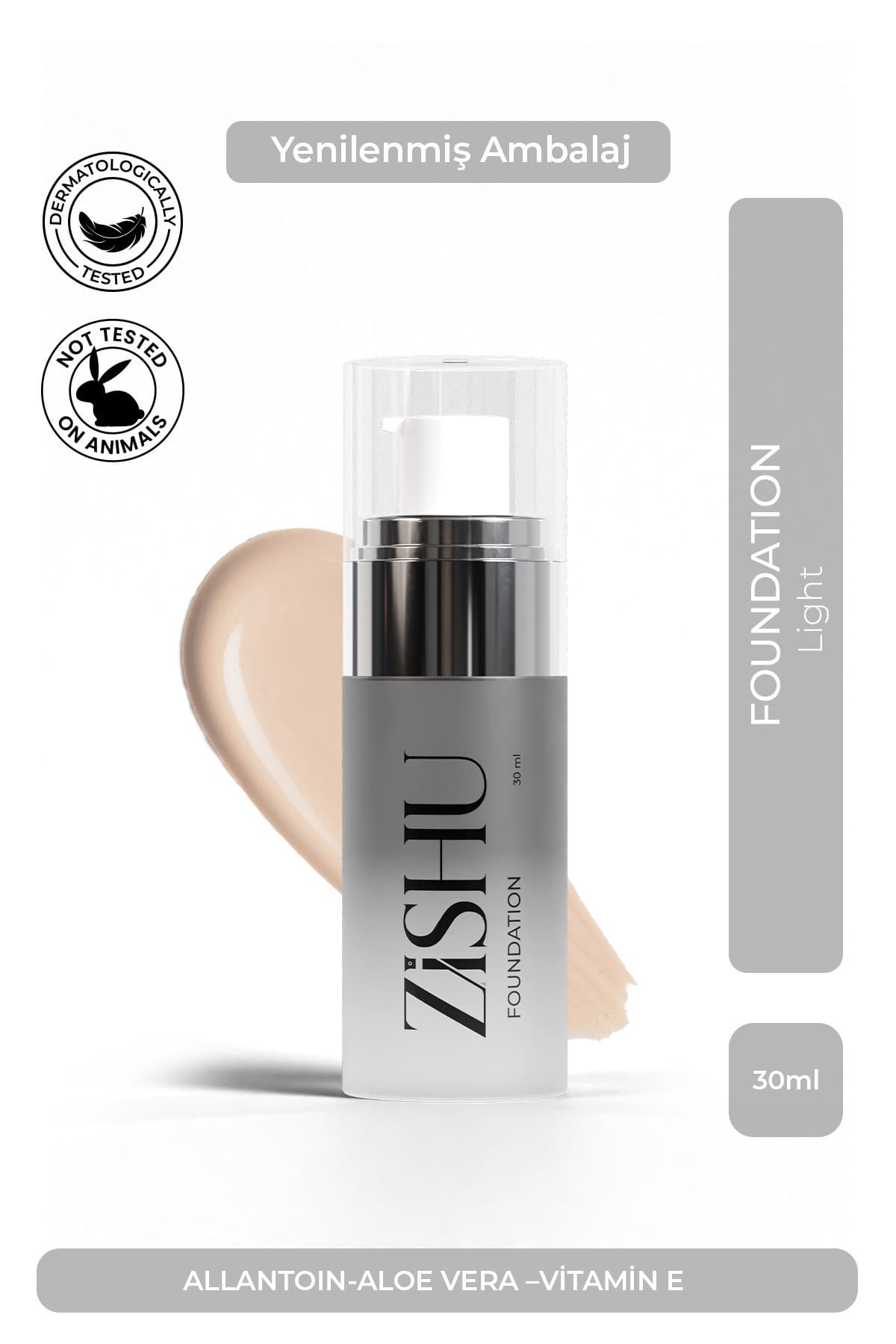 کرمپودر ZİSHU مناسب پوستهای مستعد آکنه رنگ Light 30 ml کرمپودر ZİSHU مناسب پوستهای مستعد آکنه رنگ Light 30 ml
