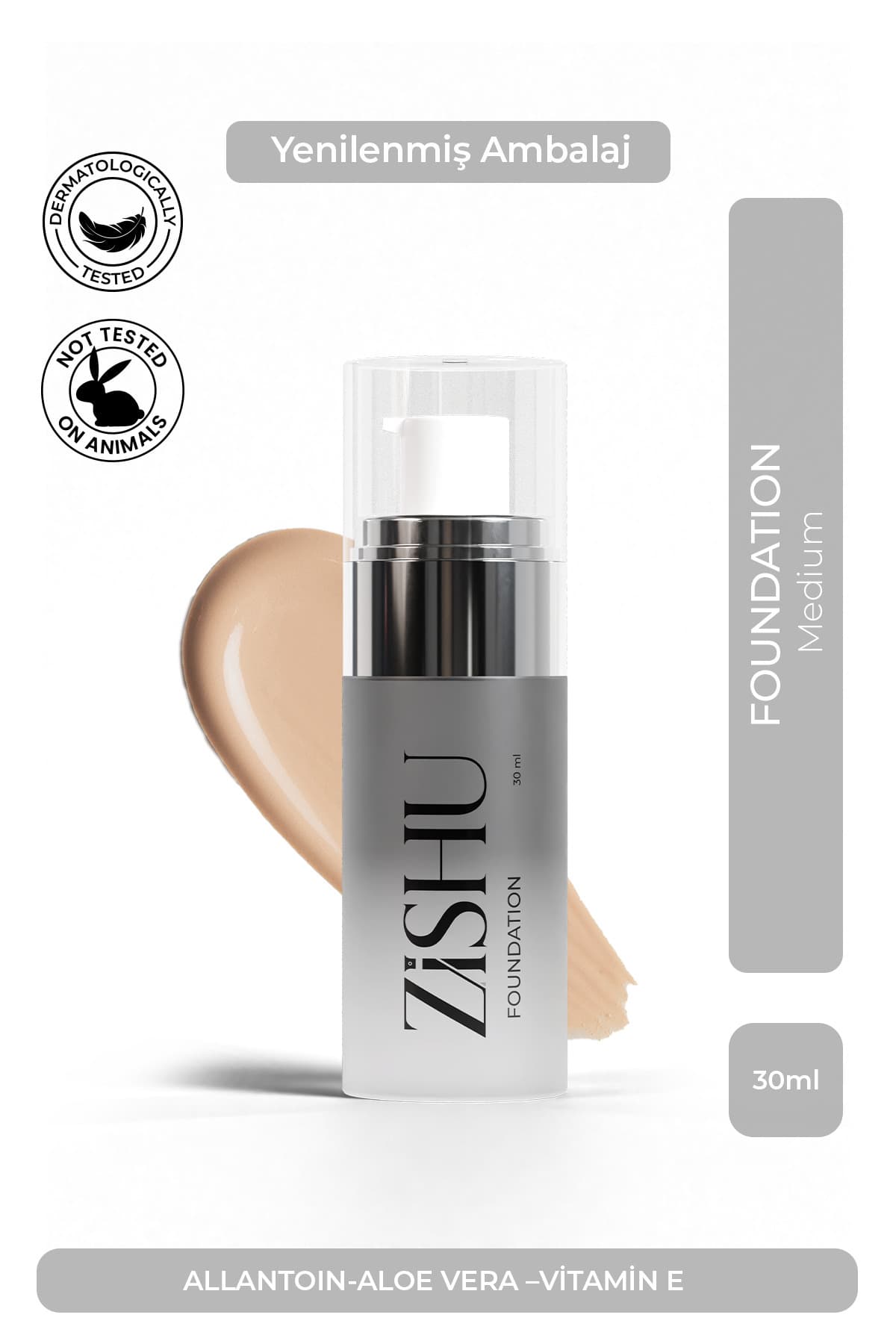 فاندیشن ZİSHU مدیوم برای پوستهای مستعد آکنه 30 ml فاندیشن ZİSHU مدیوم برای پوستهای مستعد آکنه 30 ml