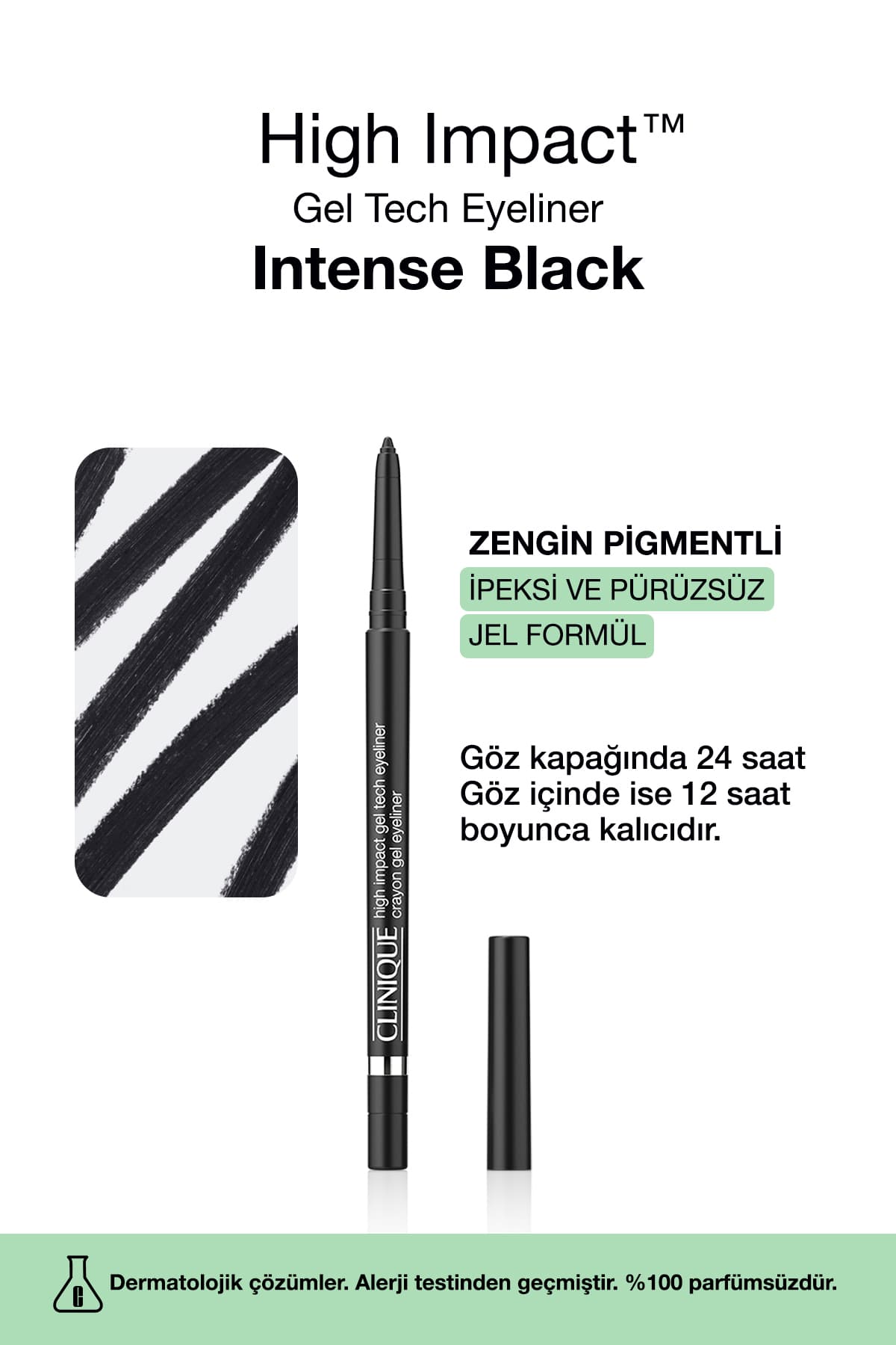 خط چشم Clinique High Impact Gel Tech مشکی شدید 0.35g خط چشم Clinique High Impact Gel Tech مشکی شدید 0.35g