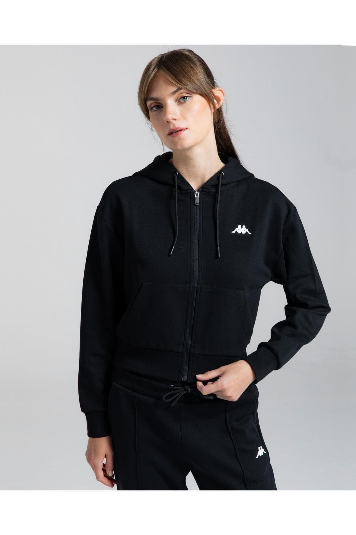 ژاکت ورزشی زنانه Kappa Authentic Moe مشکی مدل 371P62W005 ژاکت ورزشی زنانه Kappa Authentic Moe مشکی مدل 371P62W005