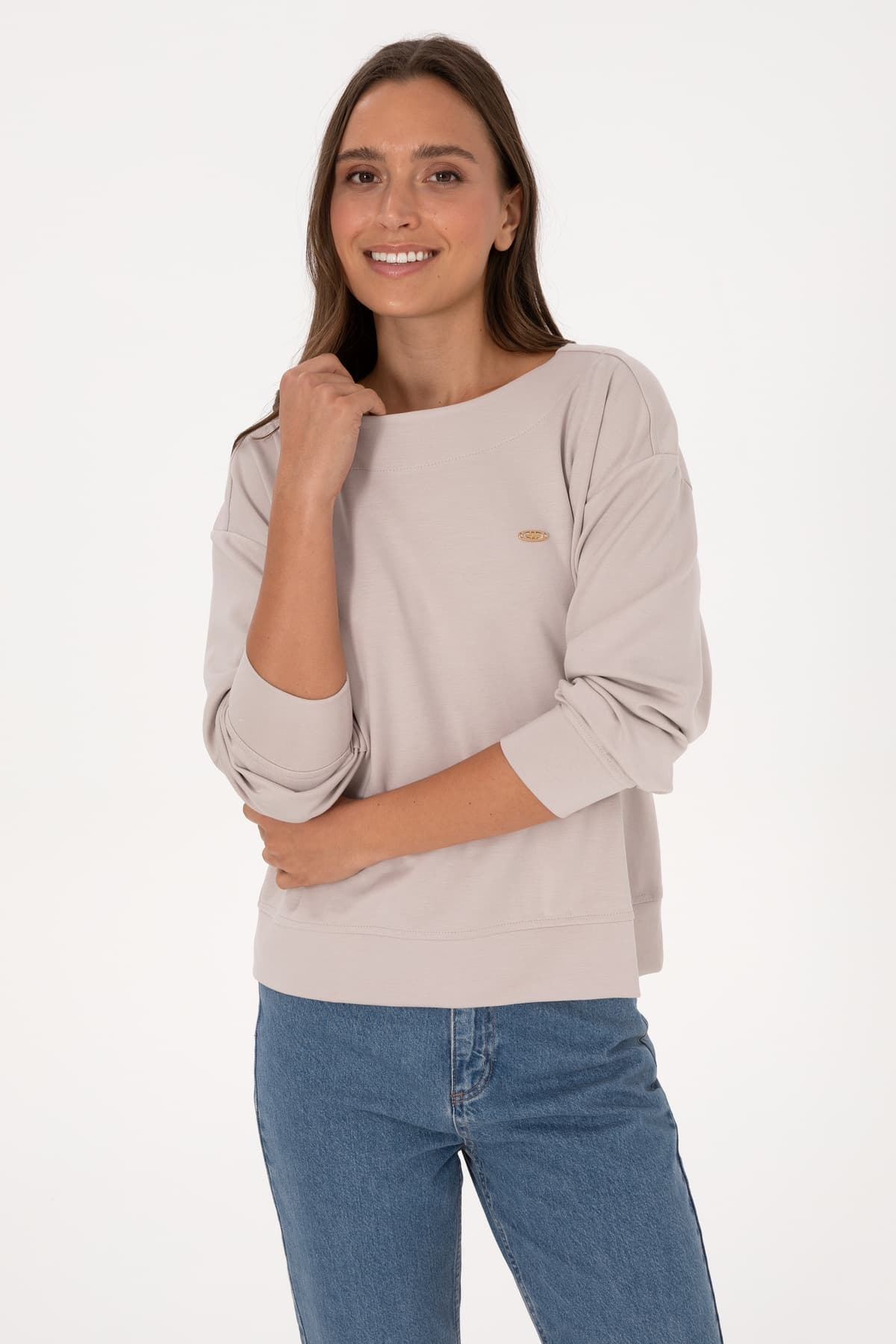 سوئیشرت زنانه U.S. Polo Assn. یقه گرد مدل 50314210-VR049 سوئیشرت زنانه U.S. Polo Assn. یقه گرد مدل 50314210-VR049