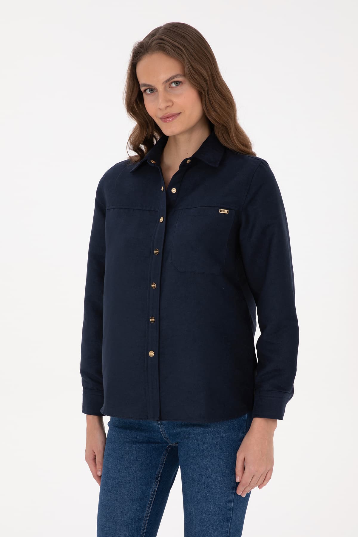 پیراهن زنانه آستینبلند قهوهای U.S. Polo Assn. مدل 50317242-VR029 پیراهن زنانه آستینبلند قهوهای U.S. Polo Assn. مدل 50317242-VR029