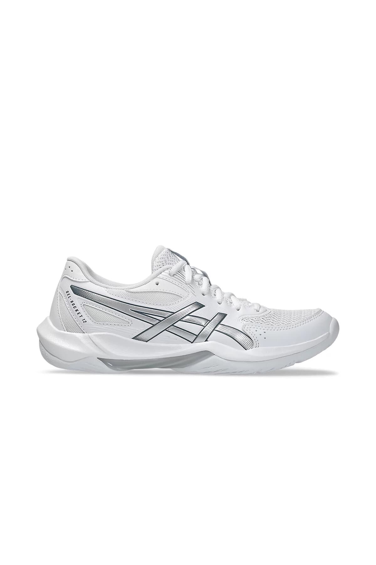 کفش والیبال یونیسکس Asics Gel Rocket 12 سفید مدل 1072A119-101 کفش والیبال یونیسکس Asics Gel Rocket 12 سفید مدل 1072A119-101