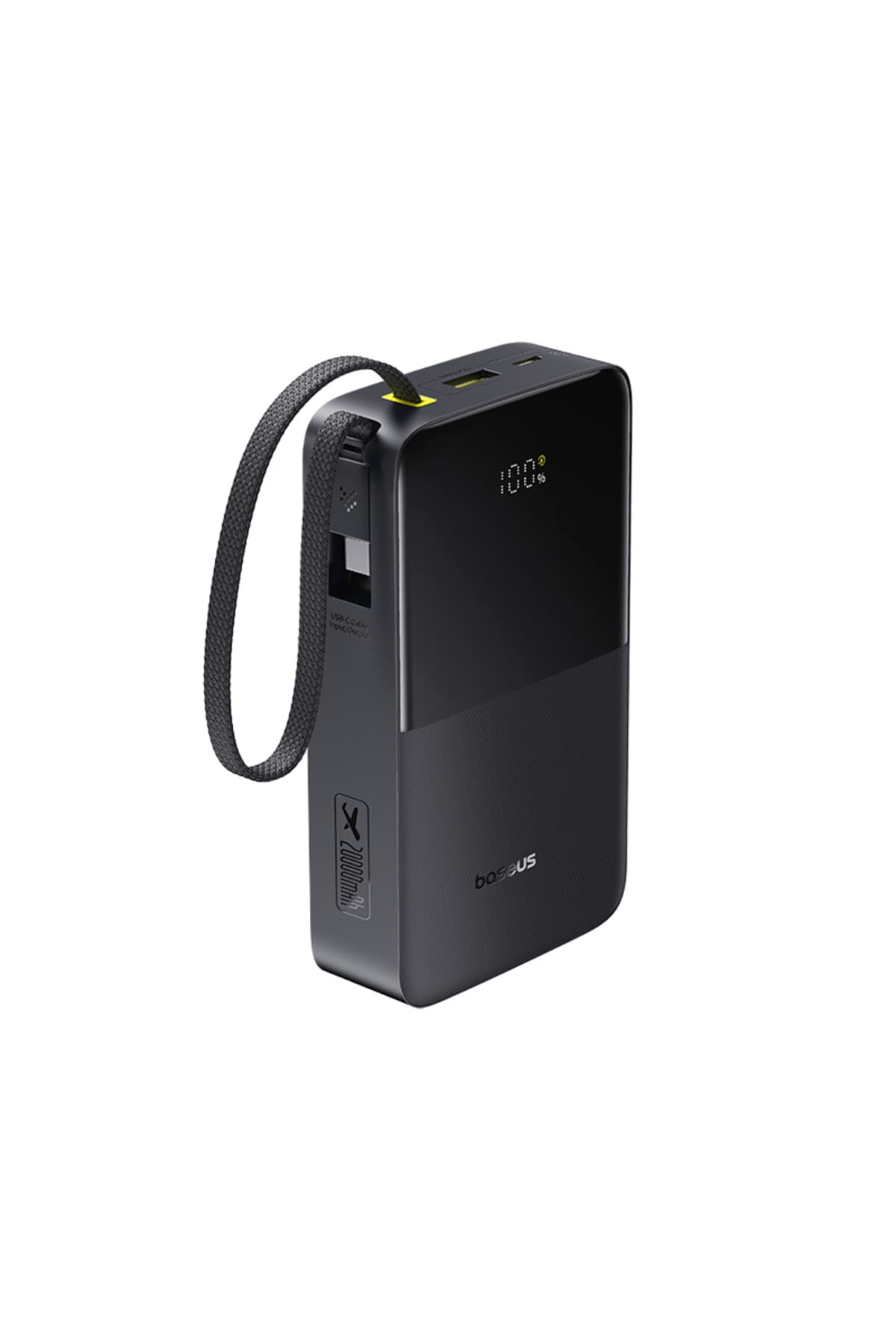 پاوربانک Baseus با کابل USB-C داخلی، شارژ سریع 22,5 W و نمایشگر LED مدل EnerFill Bipow2 Pro 20000mAh پاوربانک Baseus با کابل USB-C داخلی، شارژ سریع 22,5 W و نمایشگر LED مدل EnerFill Bipow2 Pro 20000mAh