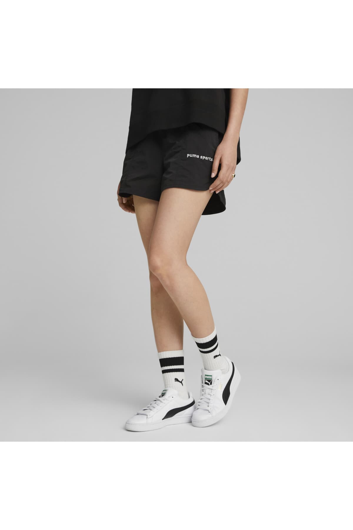 شورت زنانه Puma مدل TEAM رنگ مشکی شورت زنانه Puma مدل TEAM رنگ مشکی