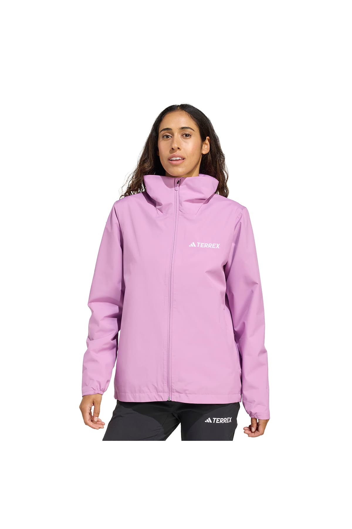 کاپشن زنانه adidas مناسب فضای باز Multi Essentials 2L Rain بنفش مدل JY0481 کاپشن زنانه adidas مناسب فضای باز Multi Essentials 2L Rain بنفش مدل JY0481