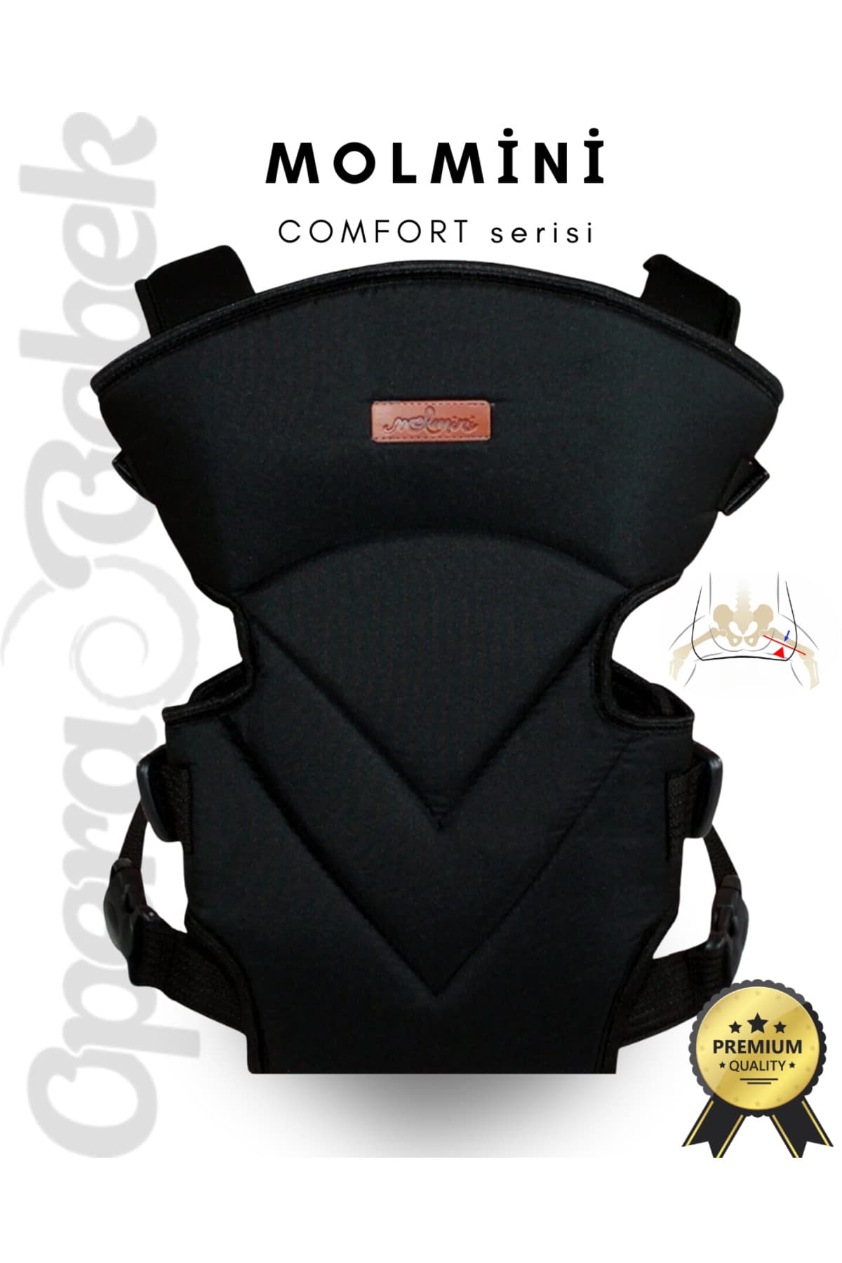 آغوشی نوزاد چندمنظوره ارگونومیک Molmini Comfort آغوشی نوزاد چندمنظوره ارگونومیک Molmini Comfort