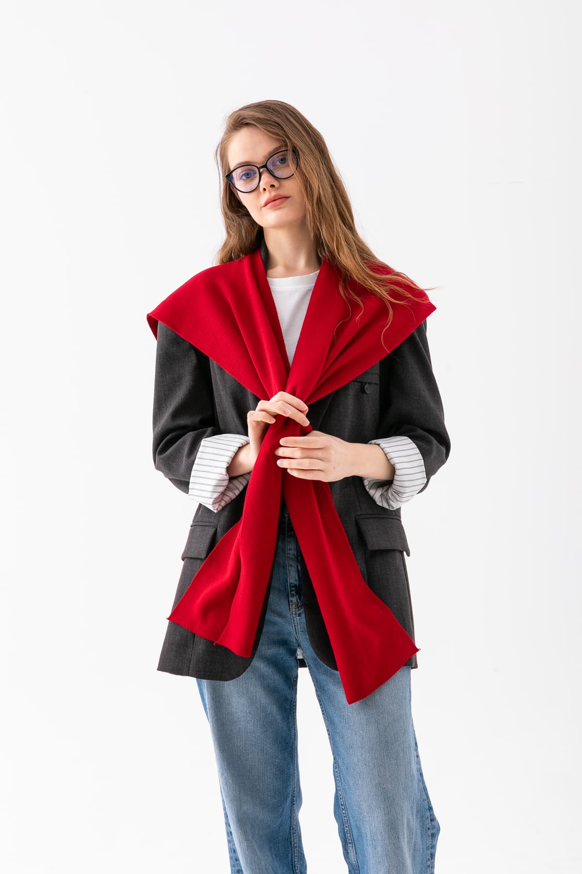 شال بافتنی یونیسکس Wega Moda طرح پچورک مربعی بوهو شال بافتنی یونیسکس Wega Moda طرح پچورک مربعی بوهو