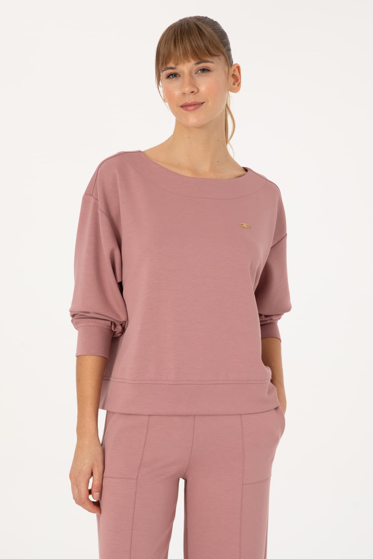 سوئیشرت زنانه U.S. Polo Assn. رنگ گلخشکی یقه گرد مدل 50314210-VR221 سوئیشرت زنانه U.S. Polo Assn. رنگ گلخشکی یقه گرد مدل 50314210-VR221