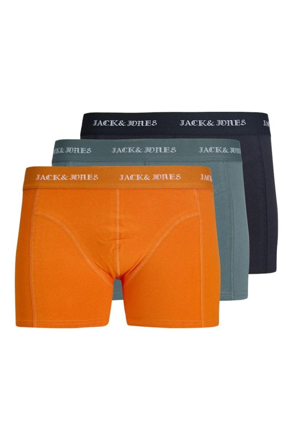 باکسر مردانه Jack & Jones پک 3 تایی Mıles Solıd مدل 12281994 باکسر مردانه Jack & Jones پک 3 تایی Mıles Solıd مدل 12281994