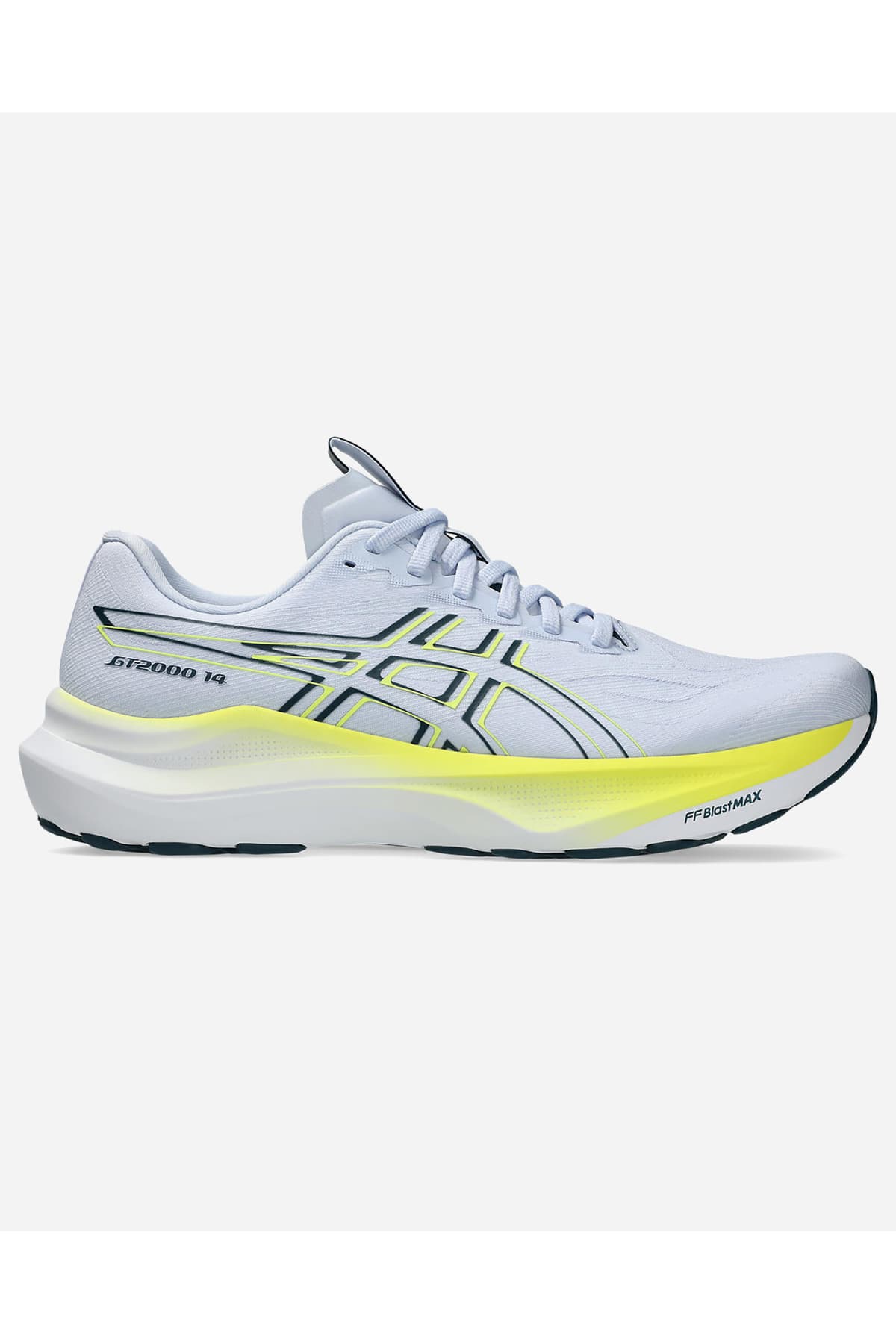 کفش دویدن مردانه Asics آبی زرد مدل GT-2000 14 1011C056-400 کفش دویدن مردانه Asics آبی زرد مدل GT-2000 14 1011C056-400
