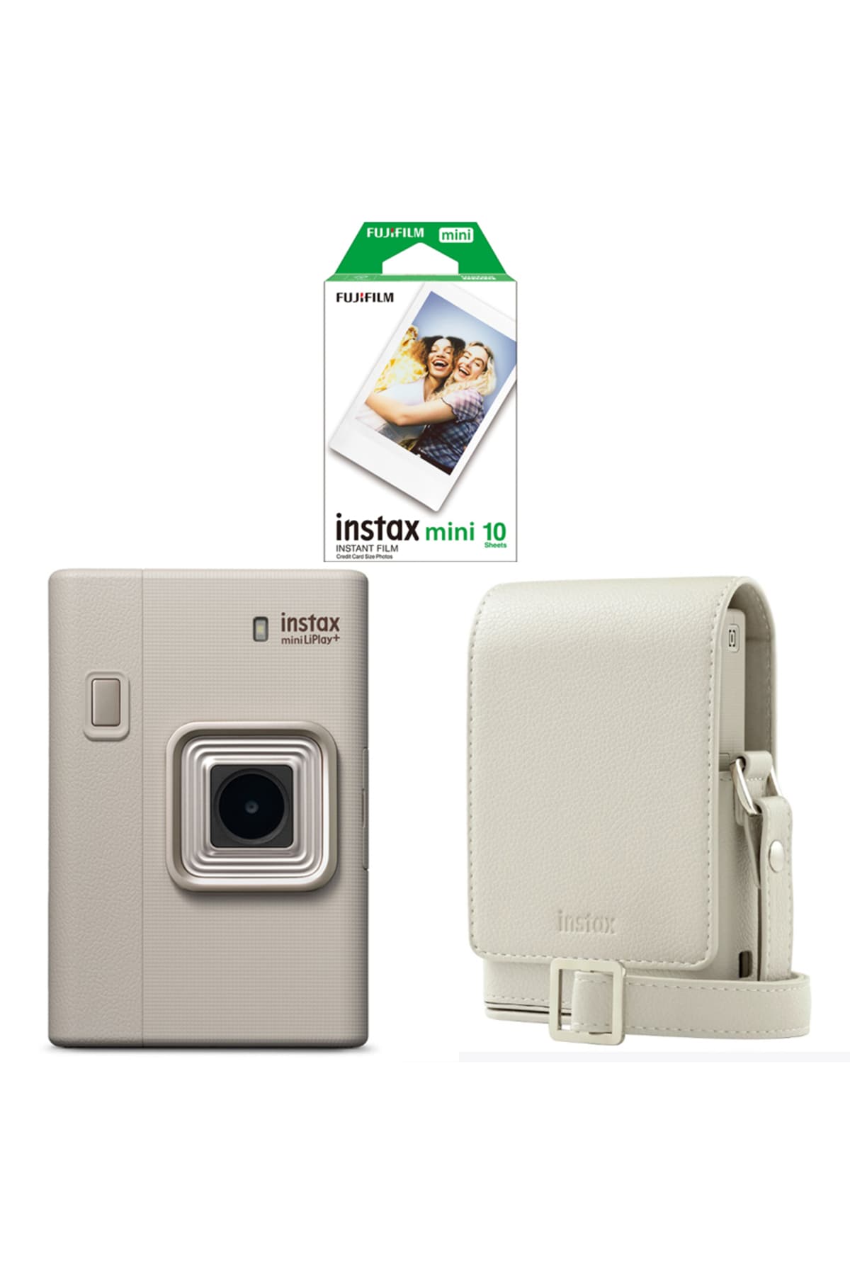 دوربین عکاسی Instax هیبرید مدل Mini Liplay Plus به همراه 10 فیلم و کیف دوربین عکاسی Instax هیبرید مدل Mini Liplay Plus به همراه 10 فیلم و کیف