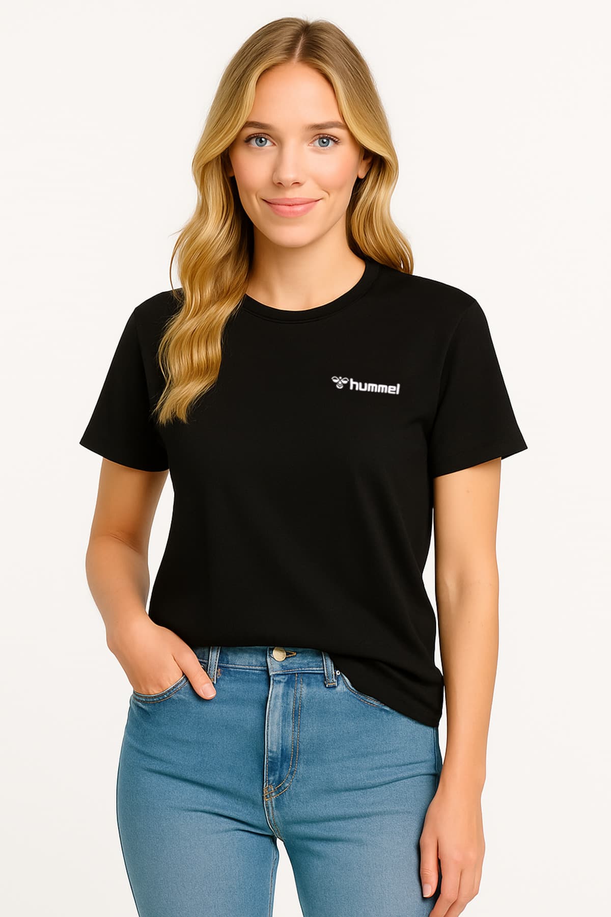 تیشرت زنانه hummel روزمره ساده مشکی مدل Jullianna 912391-2001 تیشرت زنانه hummel روزمره ساده مشکی مدل Jullianna 912391-2001