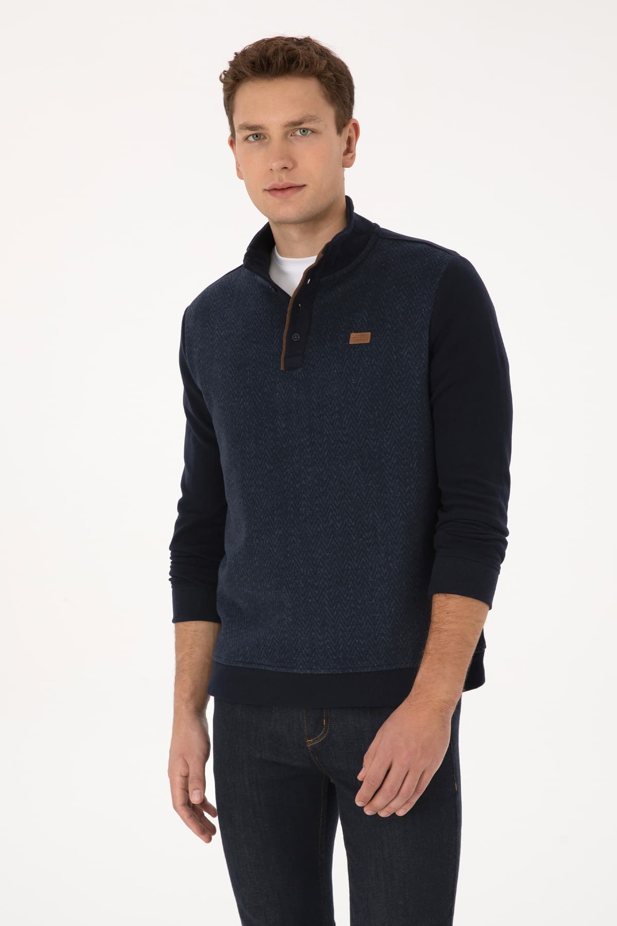 سوئیشرت مردانه U.S. Polo Assn. سرمهای مدل 50309967-VR033 سوئیشرت مردانه U.S. Polo Assn. سرمهای مدل 50309967-VR033