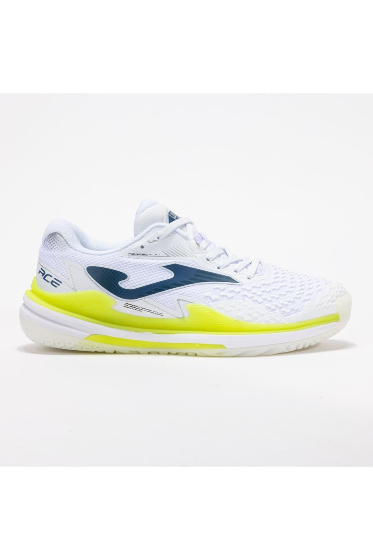 کفش تنیس مردانه Joma سفید مخصوص زمین خاکی مدل TACEW2502C Ace 2502 کفش تنیس مردانه Joma سفید مخصوص زمین خاکی مدل TACEW2502C Ace 2502