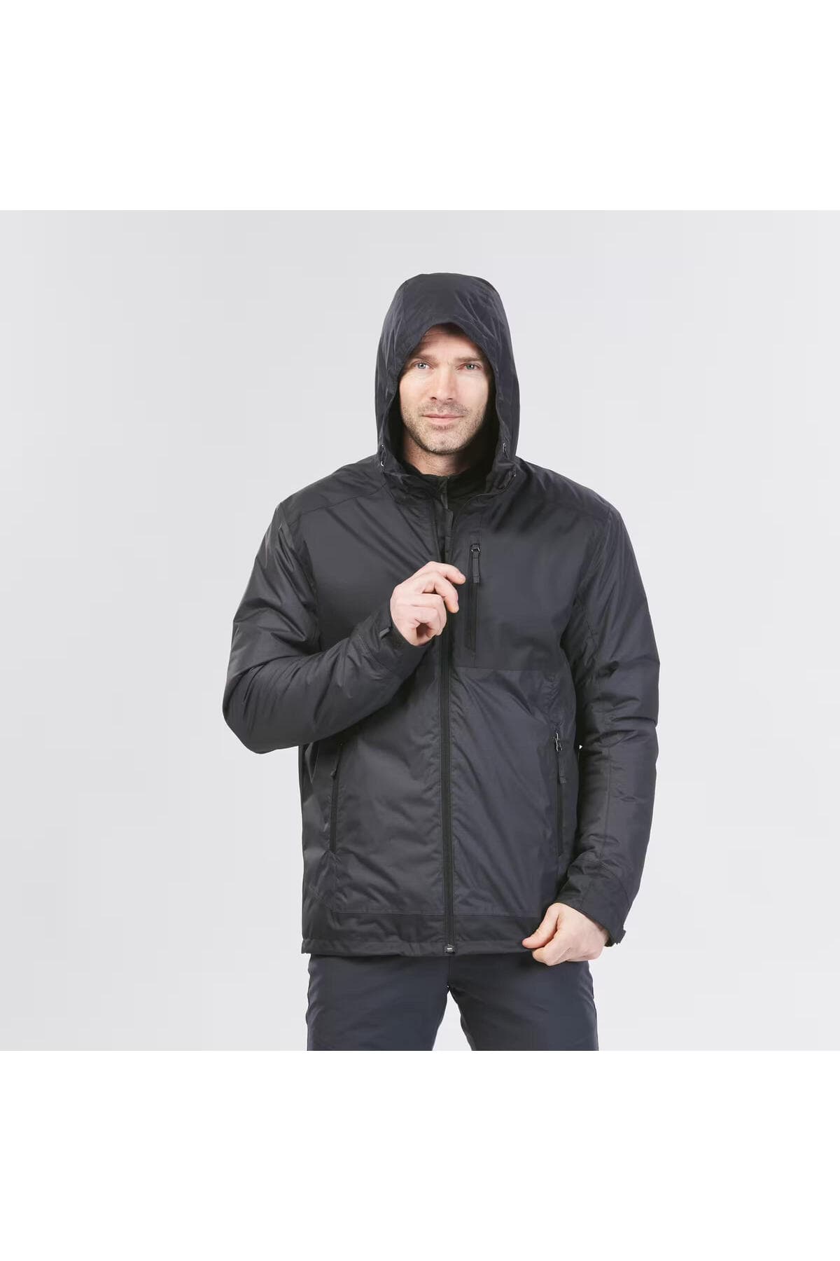 کاپشن برفی مردانه طبیعتگردی ضدآب Decathlon Quechua مشکی مدل NH500 -10 °C کاپشن برفی مردانه طبیعتگردی ضدآب Decathlon Quechua مشکی مدل NH500 -10 °C