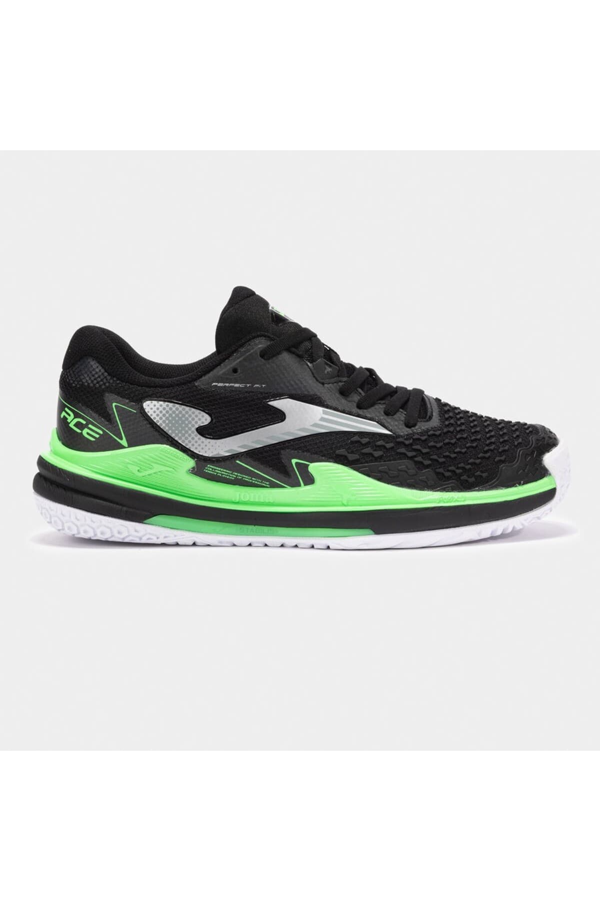 کفش تنیس مردانه Joma Ace مخصوص زمین خاکی مشکی مدل TACEW2501C کفش تنیس مردانه Joma Ace مخصوص زمین خاکی مشکی مدل TACEW2501C