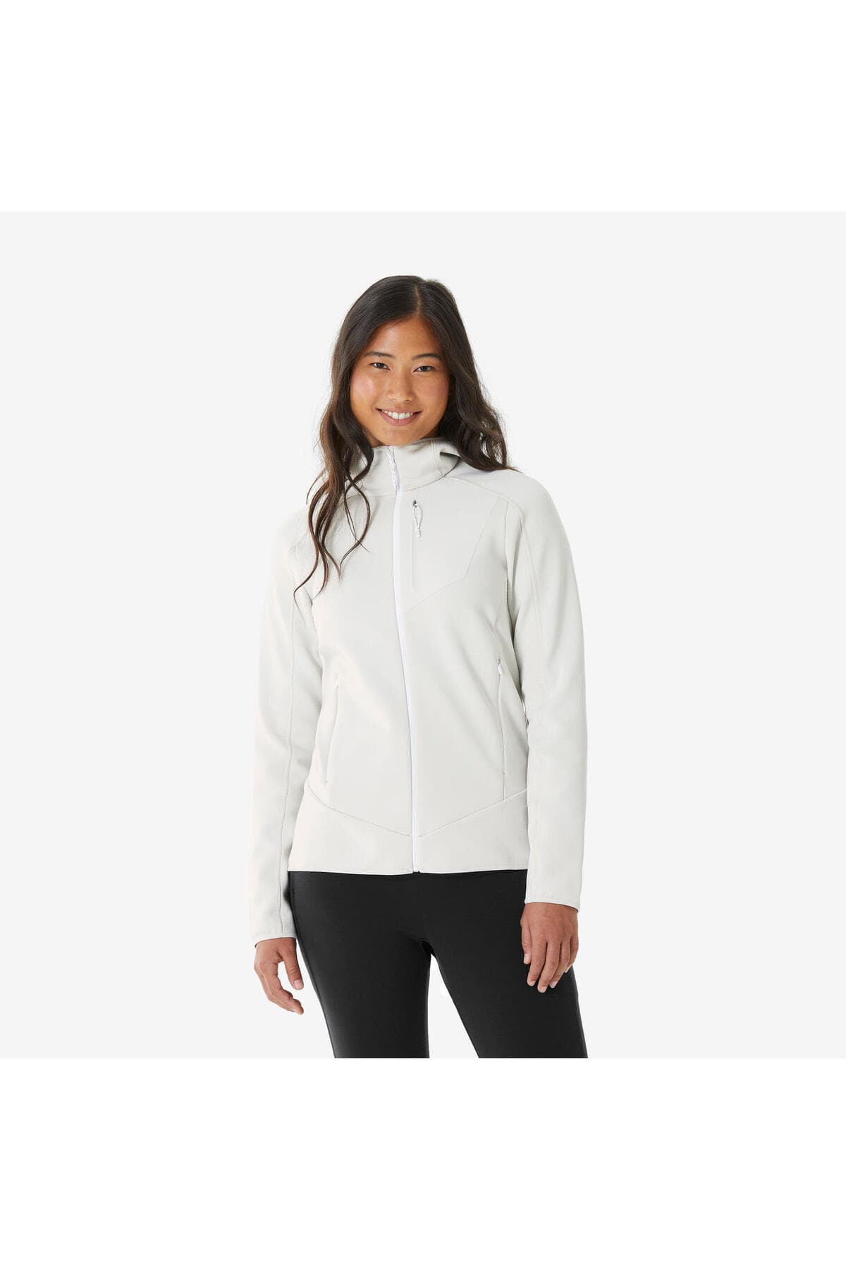 ژاکت پولار زنانه Decathlon Quechua اوتدور سفید مدل MH500 ژاکت پولار زنانه Decathlon Quechua اوتدور سفید مدل MH500