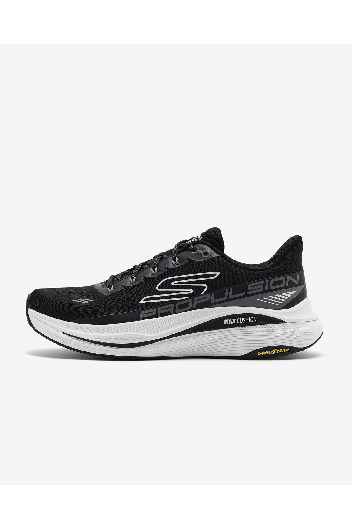 کفش دویدن مردانه Skechers مشکی MAX CUSHIONING PROPULSION مدل 220509 BKW کفش دویدن مردانه Skechers مشکی MAX CUSHIONING PROPULSION مدل 220509 BKW