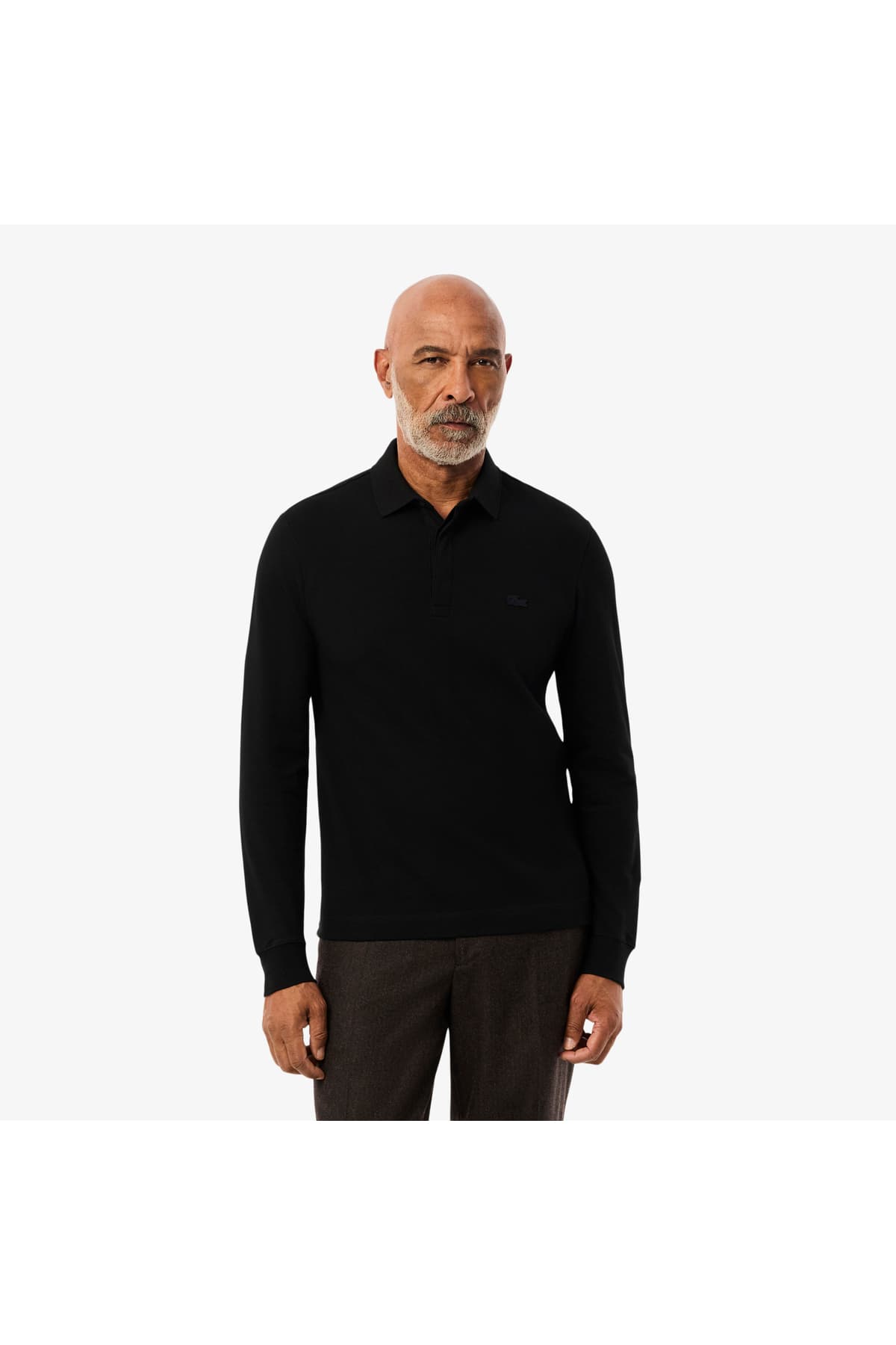 پولوشرت مردانه آستینبلند Lacoste فیت معمولی مشکی Paris پولوشرت مردانه آستینبلند Lacoste فیت معمولی مشکی Paris