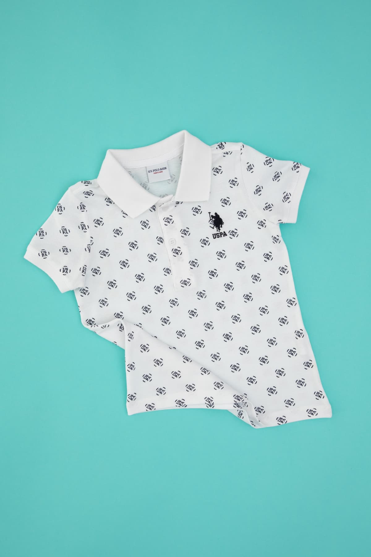 تیشرت پسرانه یقه پولو سفید U.S. Polo Assn. مدل 50325225-VR013 تیشرت پسرانه یقه پولو سفید U.S. Polo Assn. مدل 50325225-VR013