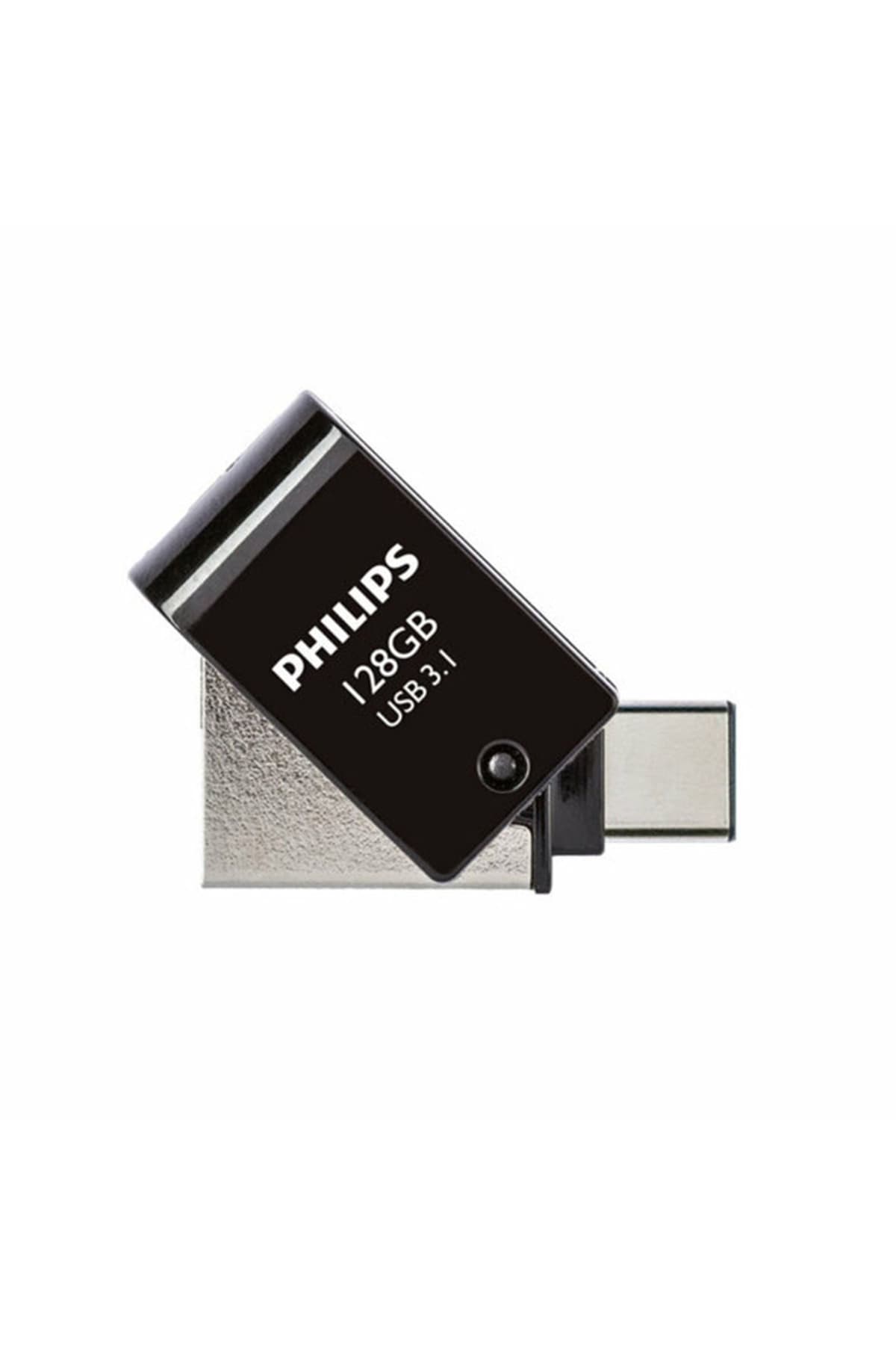 فلش مموری Philips 128 GB دو رابطه USB 3.1 و Type-C فلزی فلش مموری Philips 128 GB دو رابطه USB 3.1 و Type-C فلزی