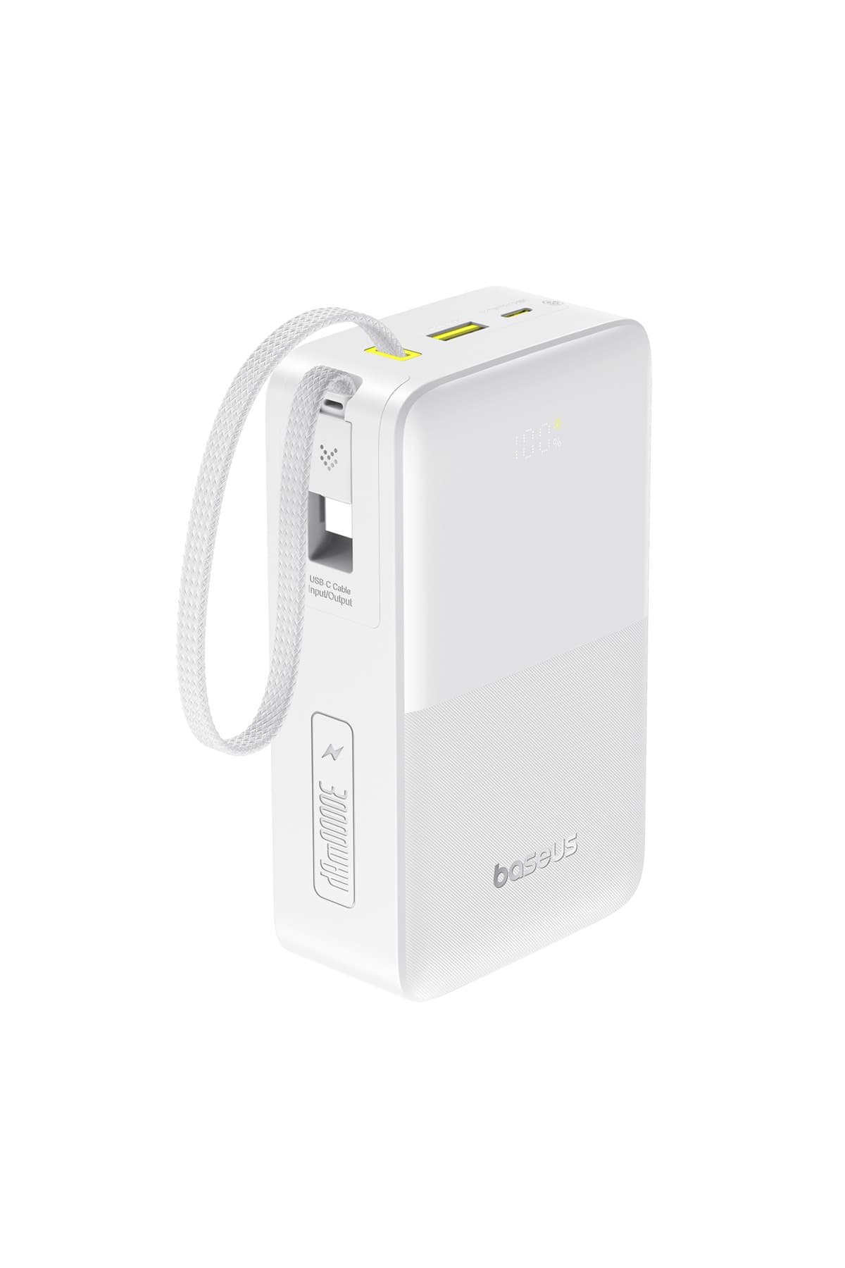 پاوربانک Baseus EnerFill Bipow2 Pro با ظرفیت 30000 mAh، کابل USB-C داخلی، شارژ سریع 22.5W، نمایشگر LED، مشکی پاوربانک Baseus EnerFill Bipow2 Pro با ظرفیت 30000 mAh، کابل USB-C داخلی، شارژ سریع 22.5W، نمایشگر LED، مشکی
