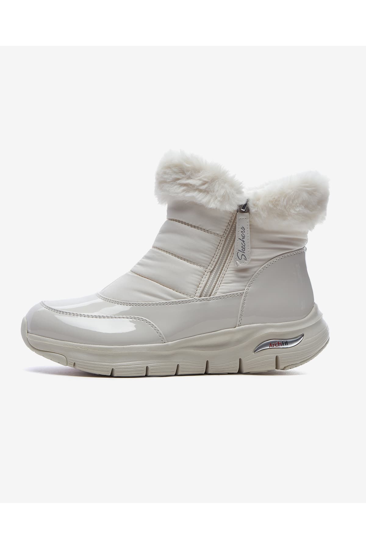 بوت برفی زنانه Skechers سفید ARCH FIT SMOOTH COOL PUFF مدل 167252 WWHT بوت برفی زنانه Skechers سفید ARCH FIT SMOOTH COOL PUFF مدل 167252 WWHT
