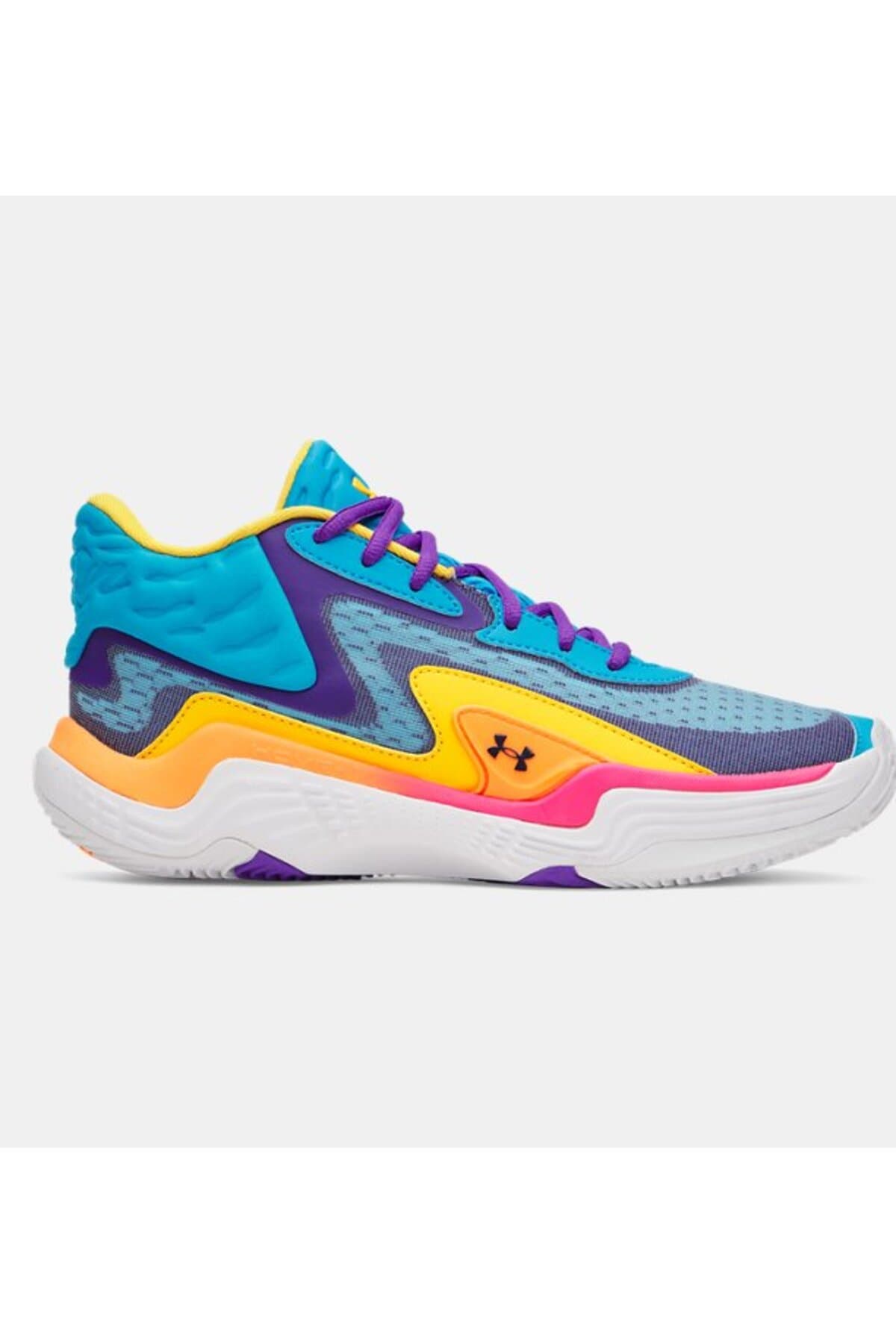 کفش بسکتبال مردانه Under Armour مدل UA Spawn 7 Mid 6000753-419 کفش بسکتبال مردانه Under Armour مدل UA Spawn 7 Mid 6000753-419