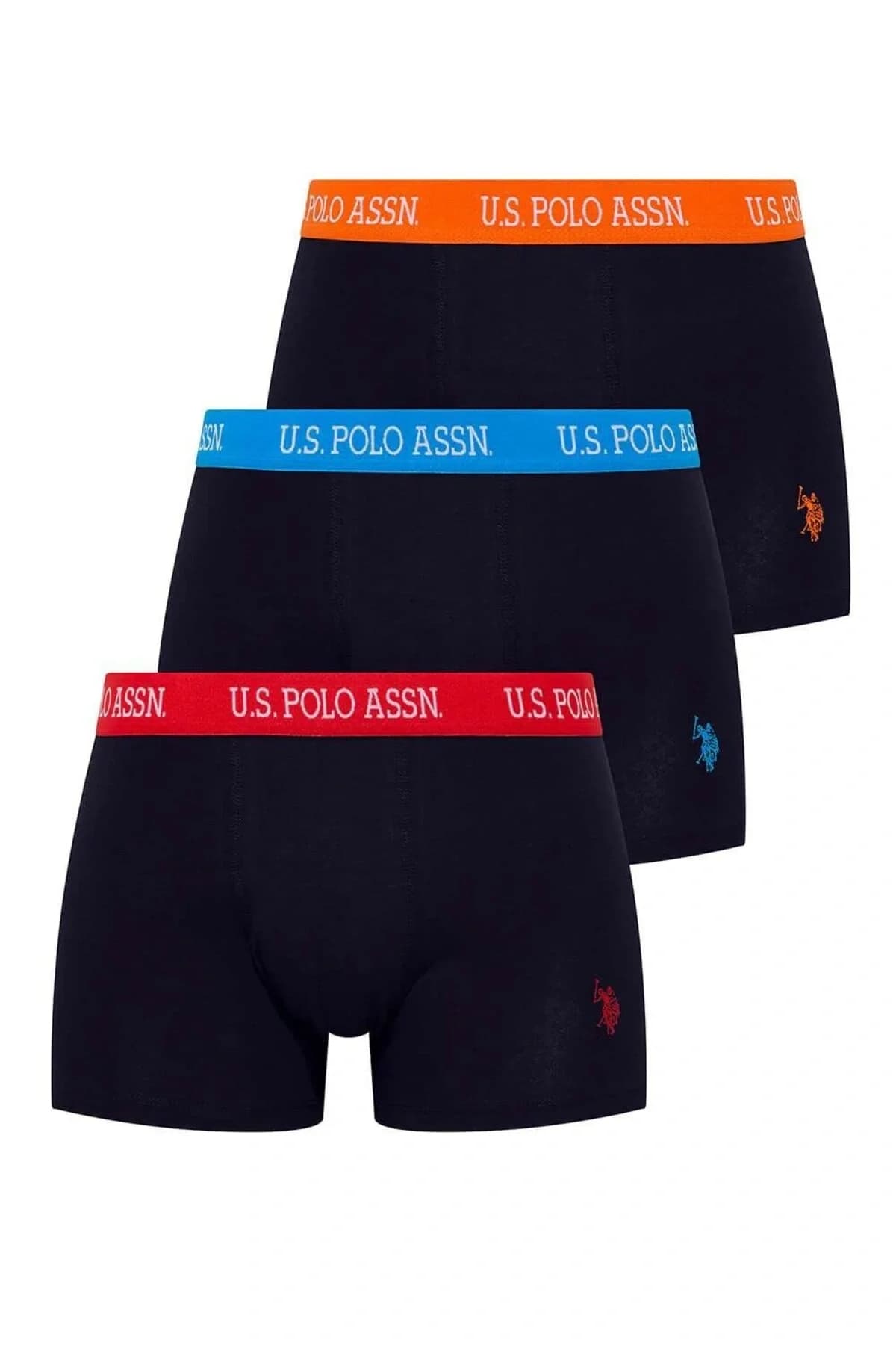 باکسر مردانه U.S. Polo Assn. سرمهای 3 عددی باکسر مردانه U.S. Polo Assn. سرمهای 3 عددی