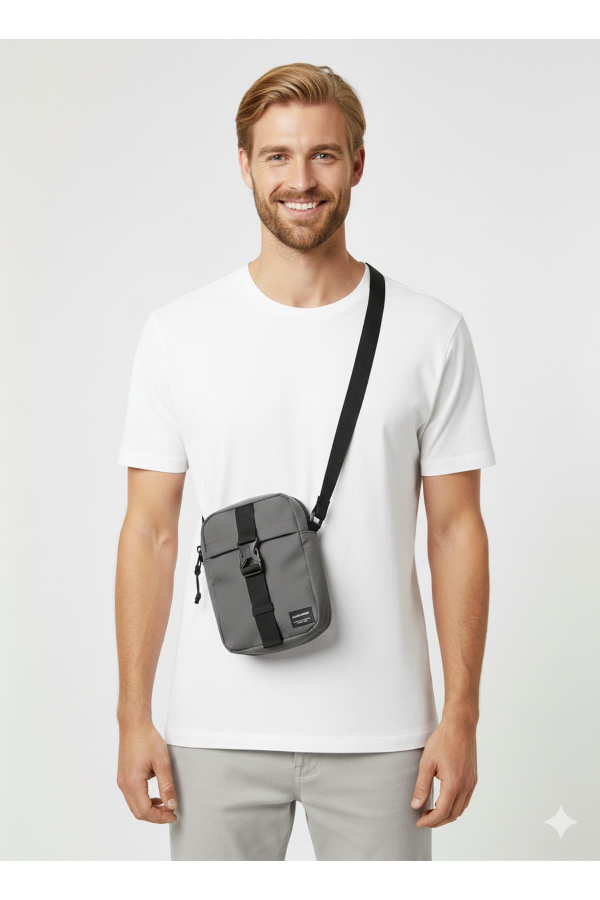 کیف کراسبادی مردانه Jack & Jones با بند ضربدری مدل Ashford کیف کراسبادی مردانه Jack & Jones با بند ضربدری مدل Ashford