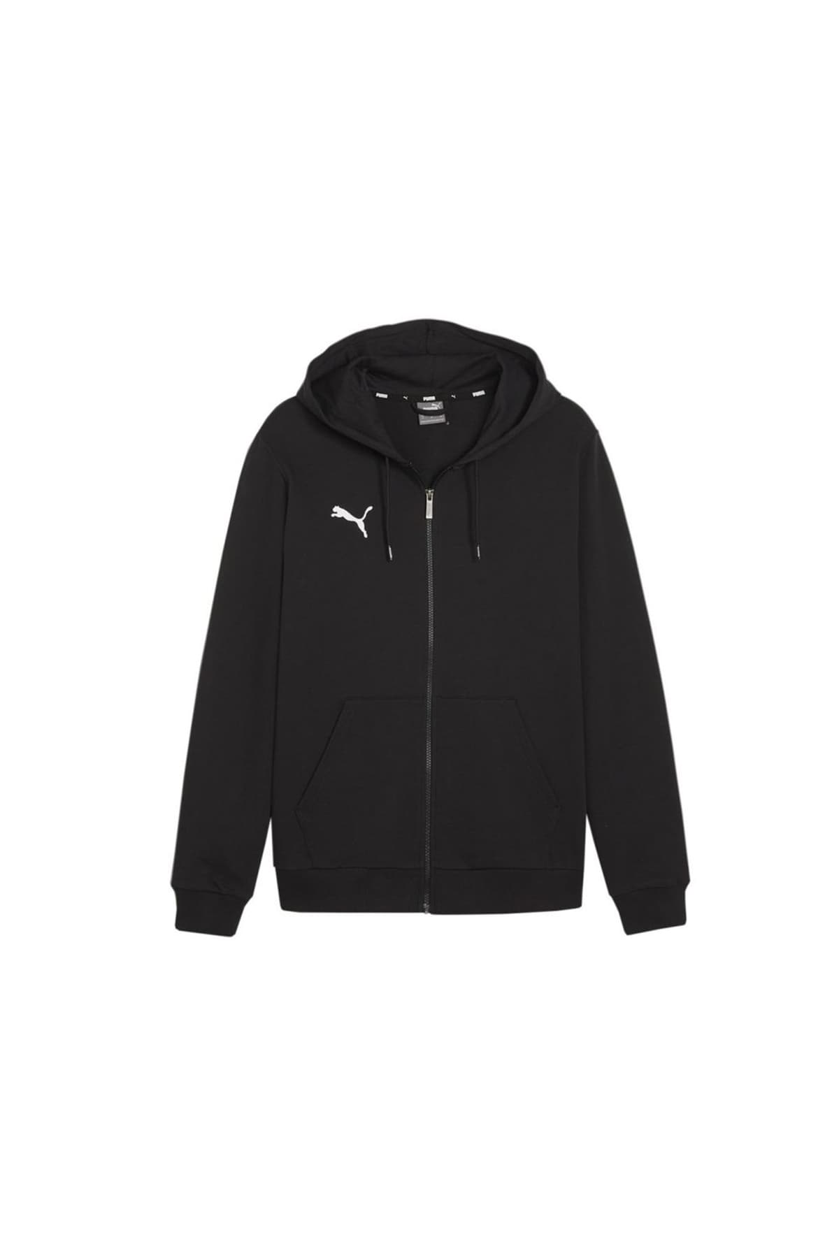 ژاکت فوتبال مردانه کلاهدار Puma Teamgoal Casuals مشکی مدل 65859503 ژاکت فوتبال مردانه کلاهدار Puma Teamgoal Casuals مشکی مدل 65859503