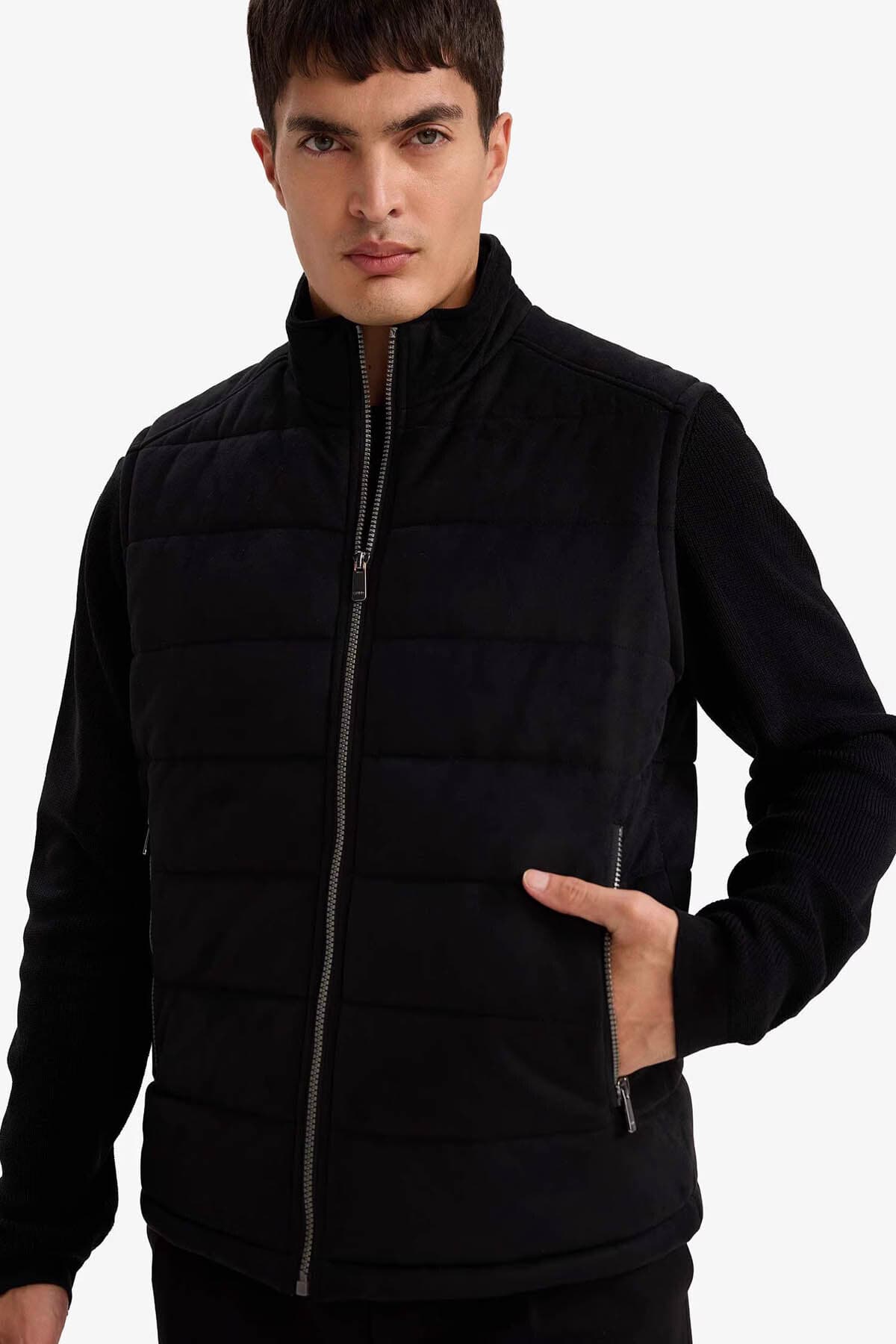یلک مردانه Defacto سوئدی اسلیم فیت یقه ایستاده آستردار فوق نرم مدل F7753AX26SP یلک مردانه Defacto سوئدی اسلیم فیت یقه ایستاده آستردار فوق نرم مدل F7753AX26SP