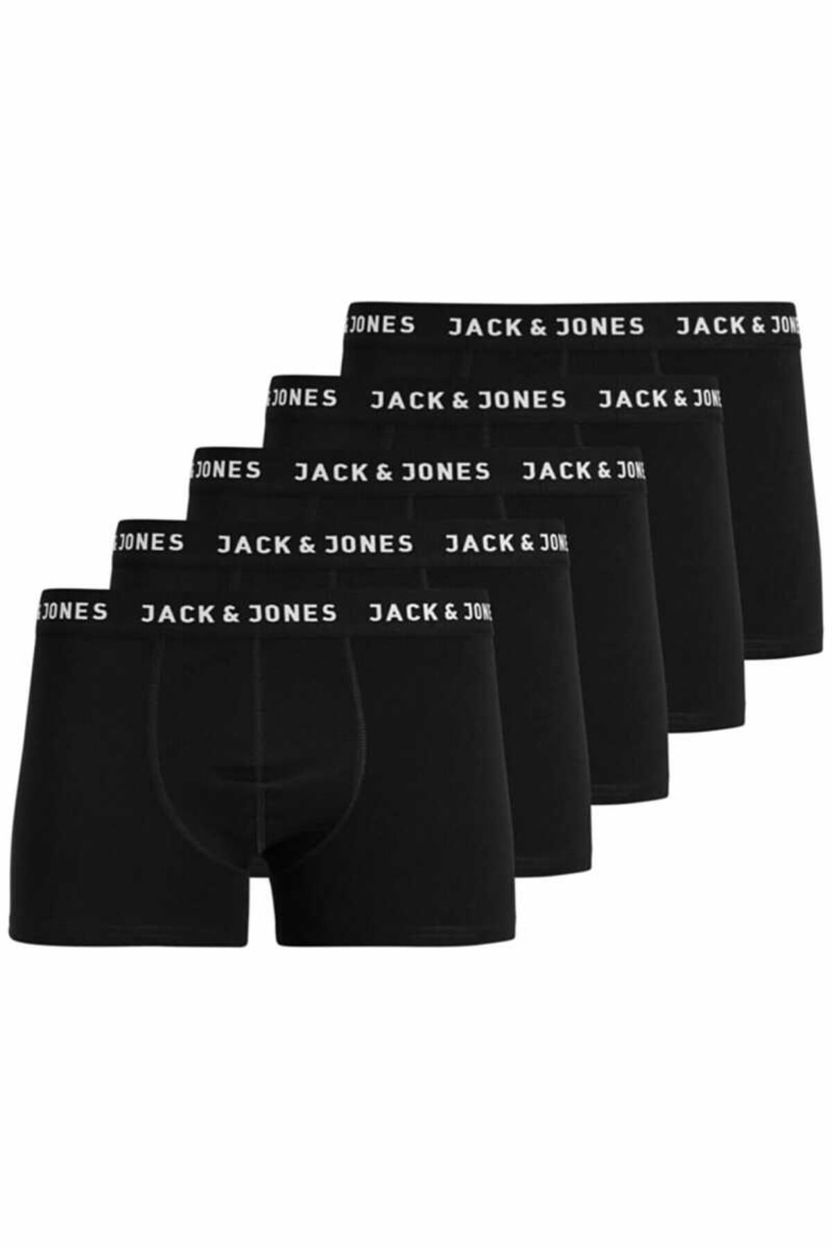 باکسر مردانه Jack & Jones سیاه Jachuey 5 Pack مدل 12142342 باکسر مردانه Jack & Jones سیاه Jachuey 5 Pack مدل 12142342