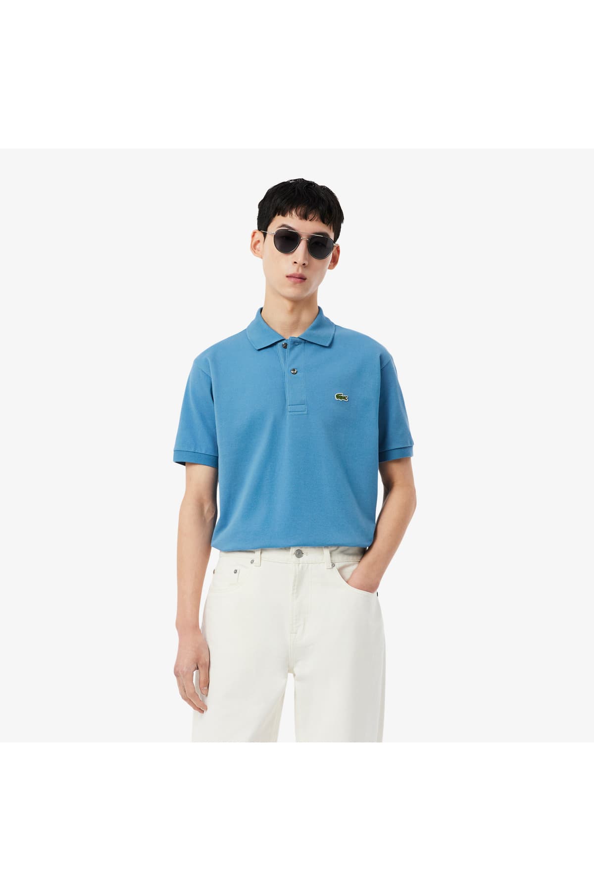 پولو مردانه کلاسیک فیت قهوهای Lacoste L.12.12 پولو مردانه کلاسیک فیت قهوهای Lacoste L.12.12