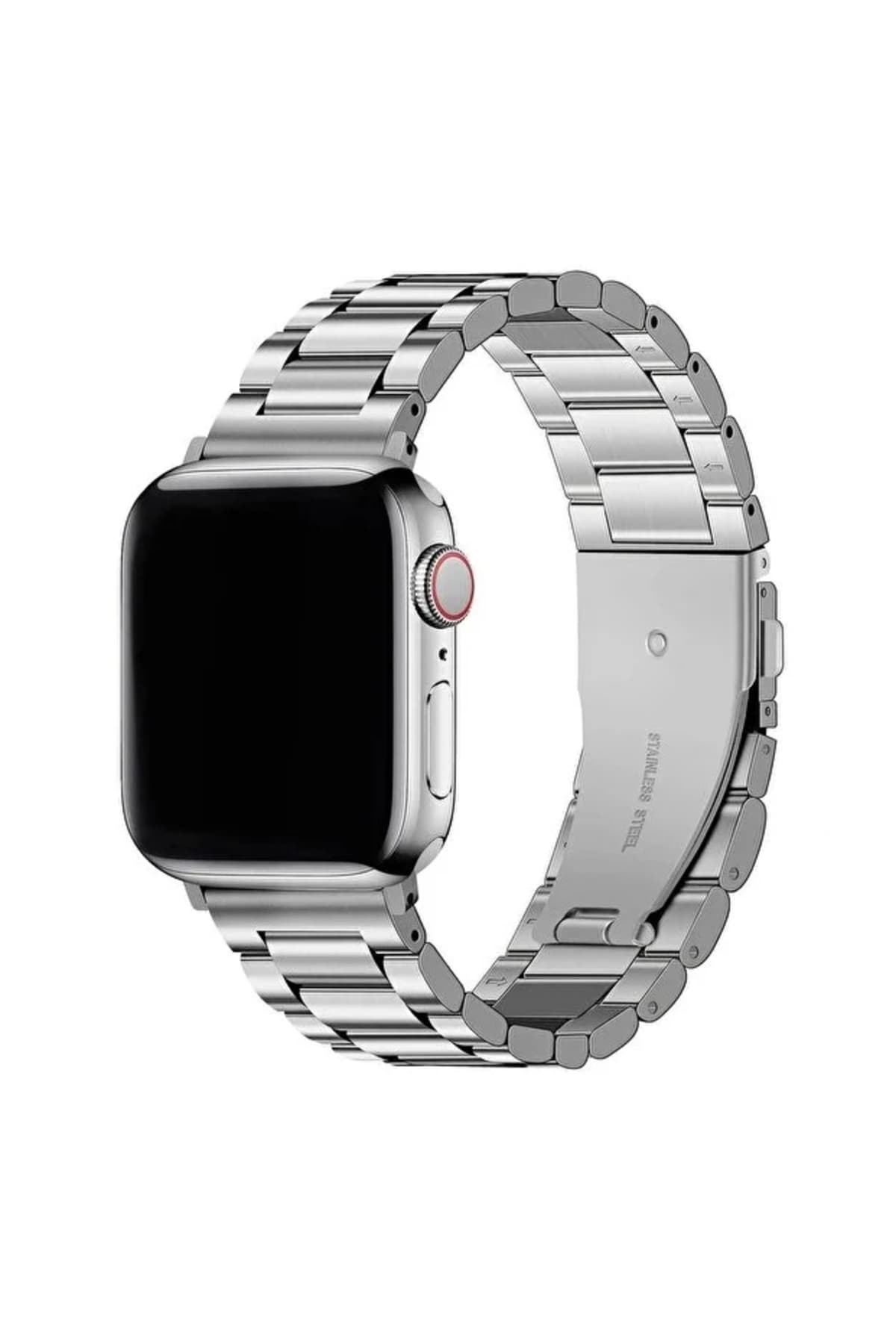 بند استیل ضد زنگ Fibaks سازگار Apple Watch 12-11-10 46mm 49/45/44 MM 9/8/7/6/5/4/3/SE/Ultra/HK/Pro بند استیل ضد زنگ Fibaks سازگار Apple Watch 12-11-10 46mm 49/45/44 MM 9/8/7/6/5/4/3/SE/Ultra/HK/Pro