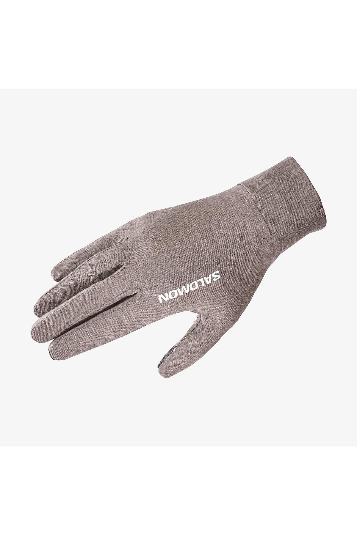 دستکش یونیسکس Salomon پشم مرینو خاکستری آهنی مدل LC2600200 دستکش یونیسکس Salomon پشم مرینو خاکستری آهنی مدل LC2600200