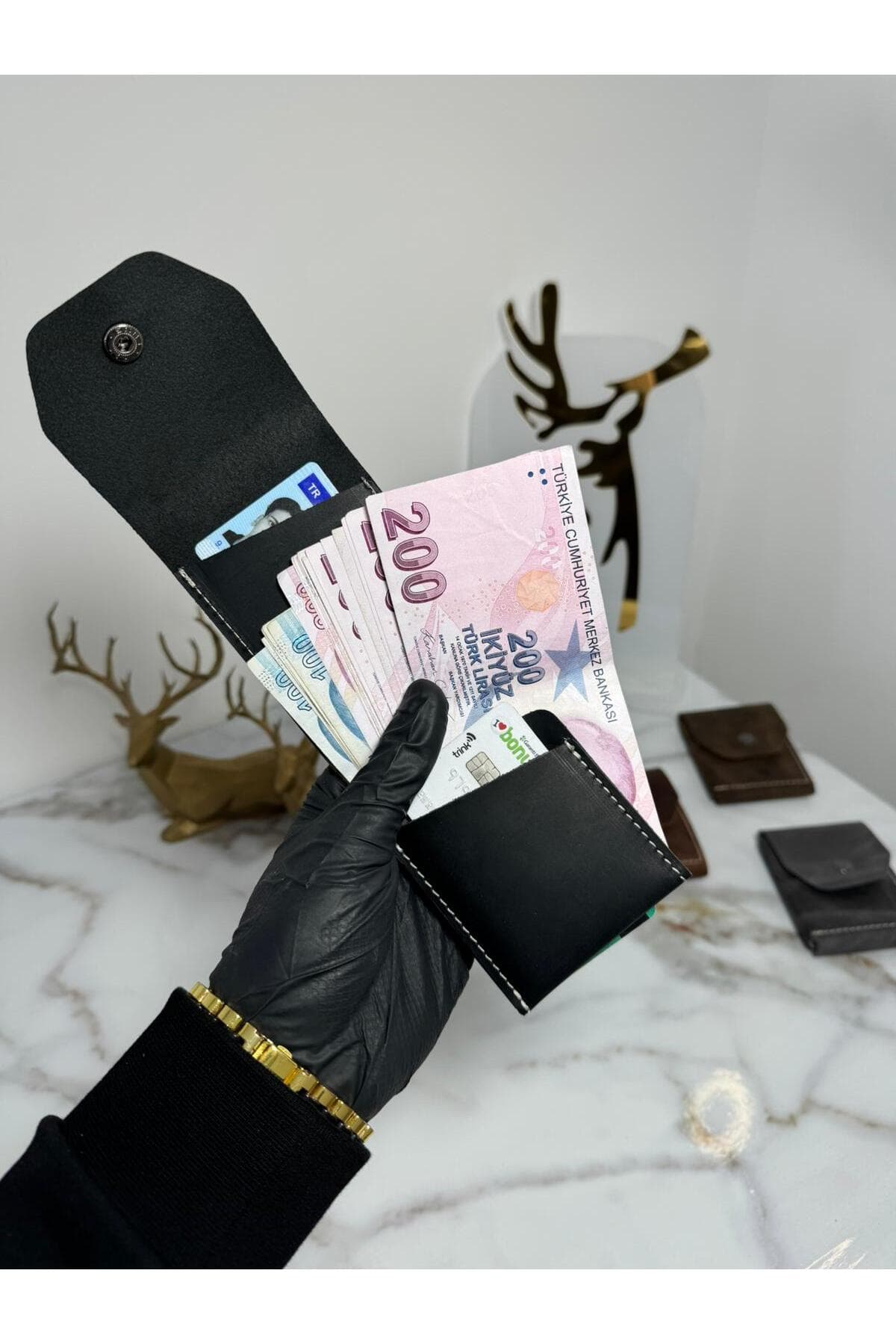 کیف پول مردانه SANAT چرم طبیعی %100 Crazy دستساز مینیمال مدل Triod کیف پول مردانه SANAT چرم طبیعی %100 Crazy دستساز مینیمال مدل Triod