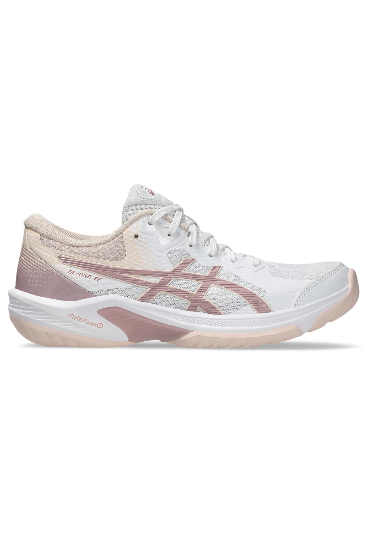 کفش والیبال زنانه Asics BEYOND FF سفید/خاکستری دریاچه مدل 1072A095-107 کفش والیبال زنانه Asics BEYOND FF سفید/خاکستری دریاچه مدل 1072A095-107