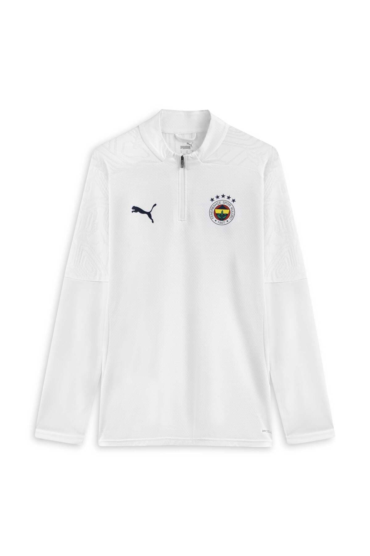 بلوز تمرینی مردانه Puma Fenerbahçe S.K. با زیپ ربع بلوز تمرینی مردانه Puma Fenerbahçe S.K. با زیپ ربع