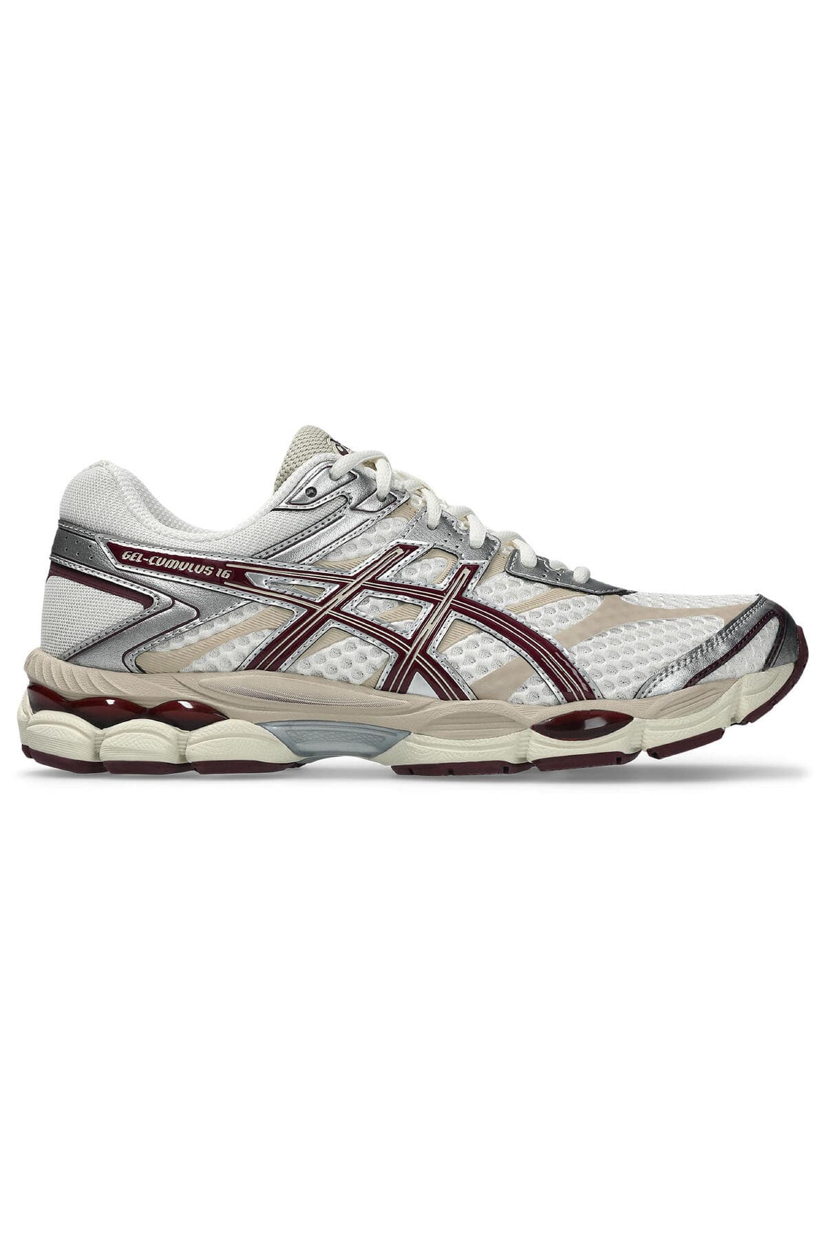 کتانی یونیسکس Asics سفید و بلغوری مدل GEL-CUMULUS 16 1203A733-104 کتانی یونیسکس Asics سفید و بلغوری مدل GEL-CUMULUS 16 1203A733-104