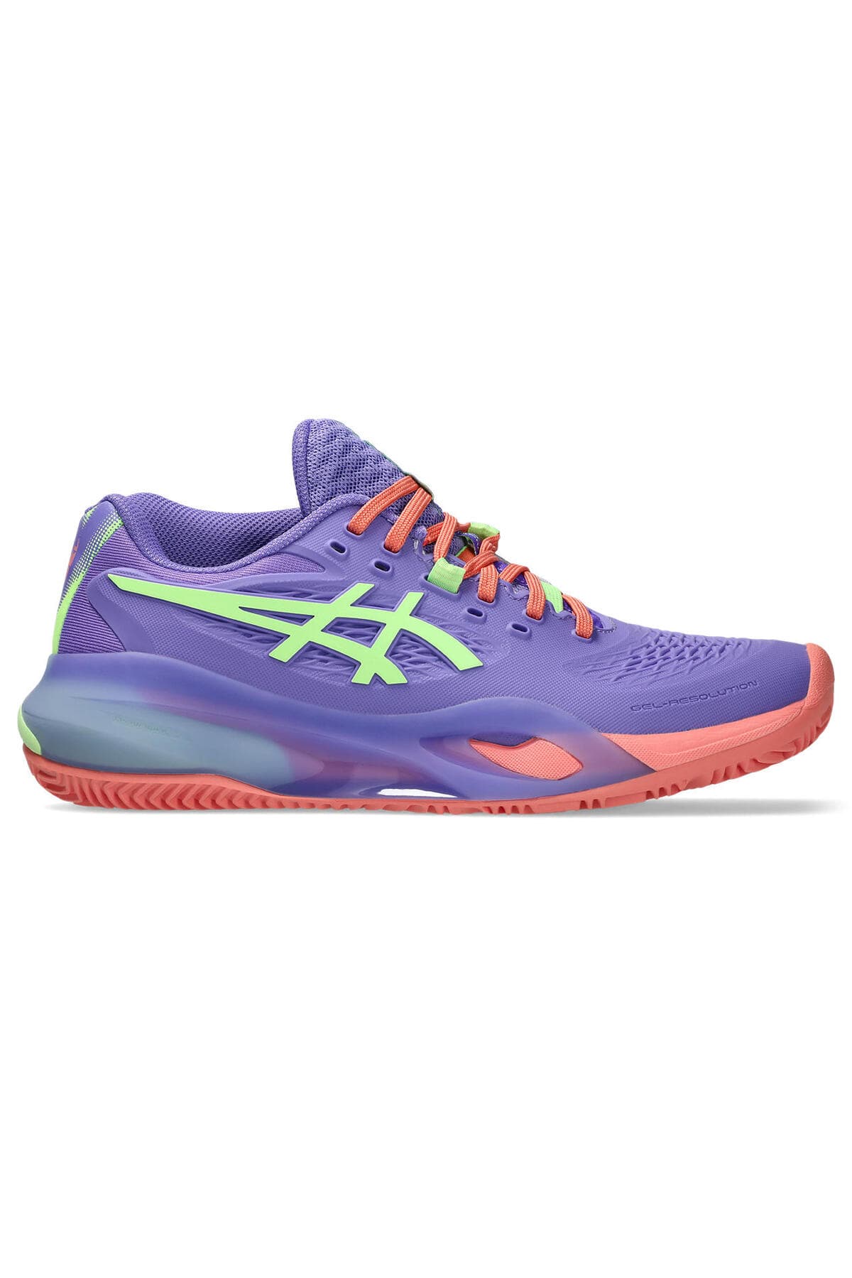 کفش تنیس زنانه Asics GEL-RESOLUTION X PADEL بادمجانی تیره/مشکی مدل 1042A285-501 کفش تنیس زنانه Asics GEL-RESOLUTION X PADEL بادمجانی تیره/مشکی مدل 1042A285-501