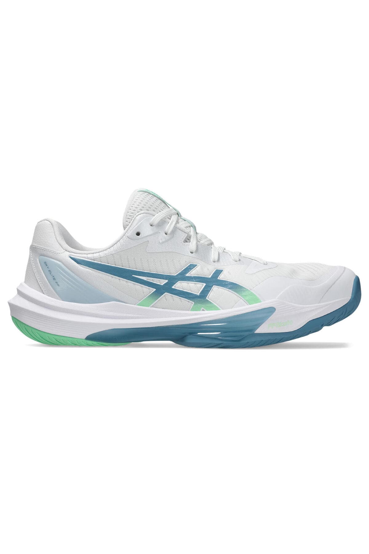 کفش والیبال مردانه Asics کرم/آبی برکه مدل SKY ELITE FF 3 1051A080-106 کفش والیبال مردانه Asics کرم/آبی برکه مدل SKY ELITE FF 3 1051A080-106