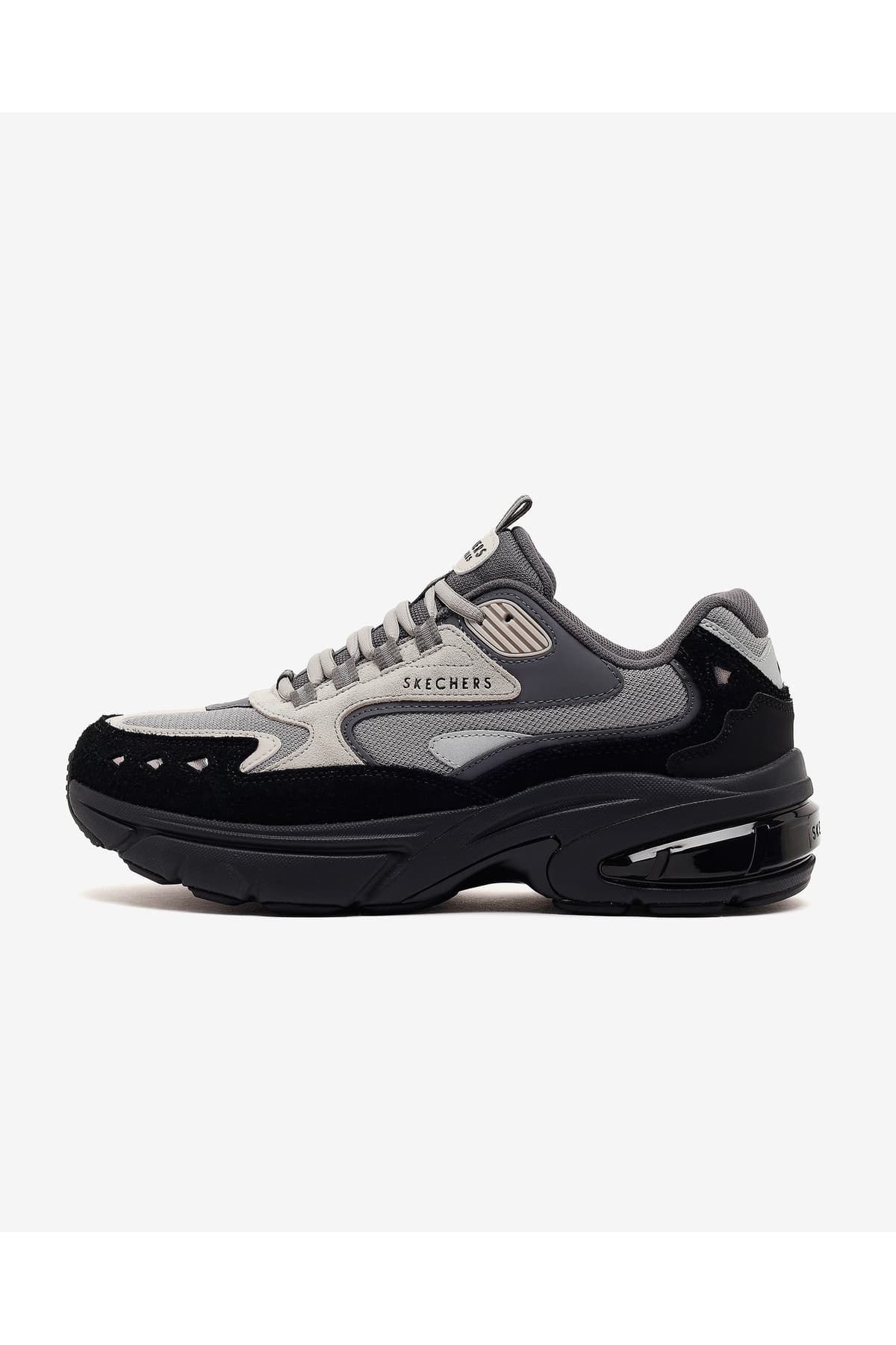 کفش اسنیکرز مردانه Skechers خاکستری مدل SHADOW 183214 DKGY کفش اسنیکرز مردانه Skechers خاکستری مدل SHADOW 183214 DKGY