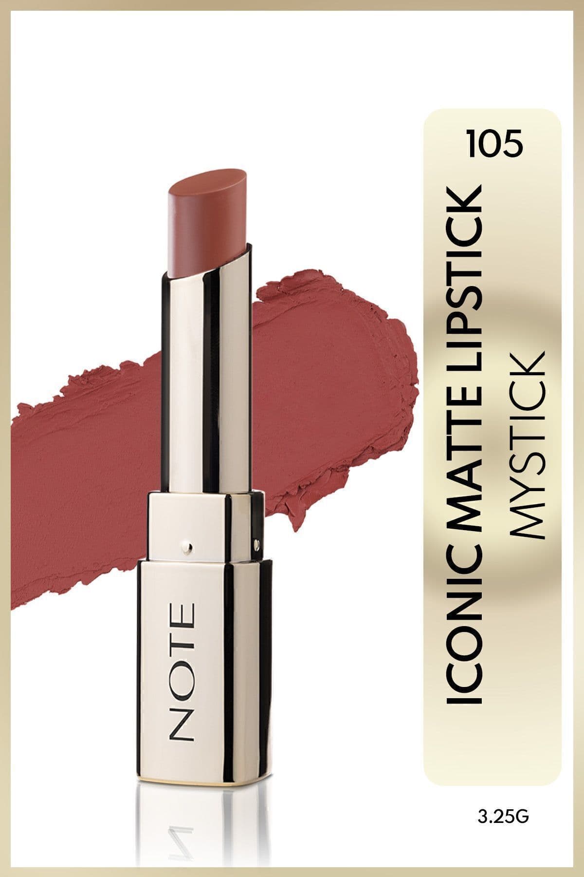 رژ لب مات ماندگار Note Cosmetics Iconic مدل 105 Mystick نود رژ لب مات ماندگار Note Cosmetics Iconic مدل 105 Mystick نود