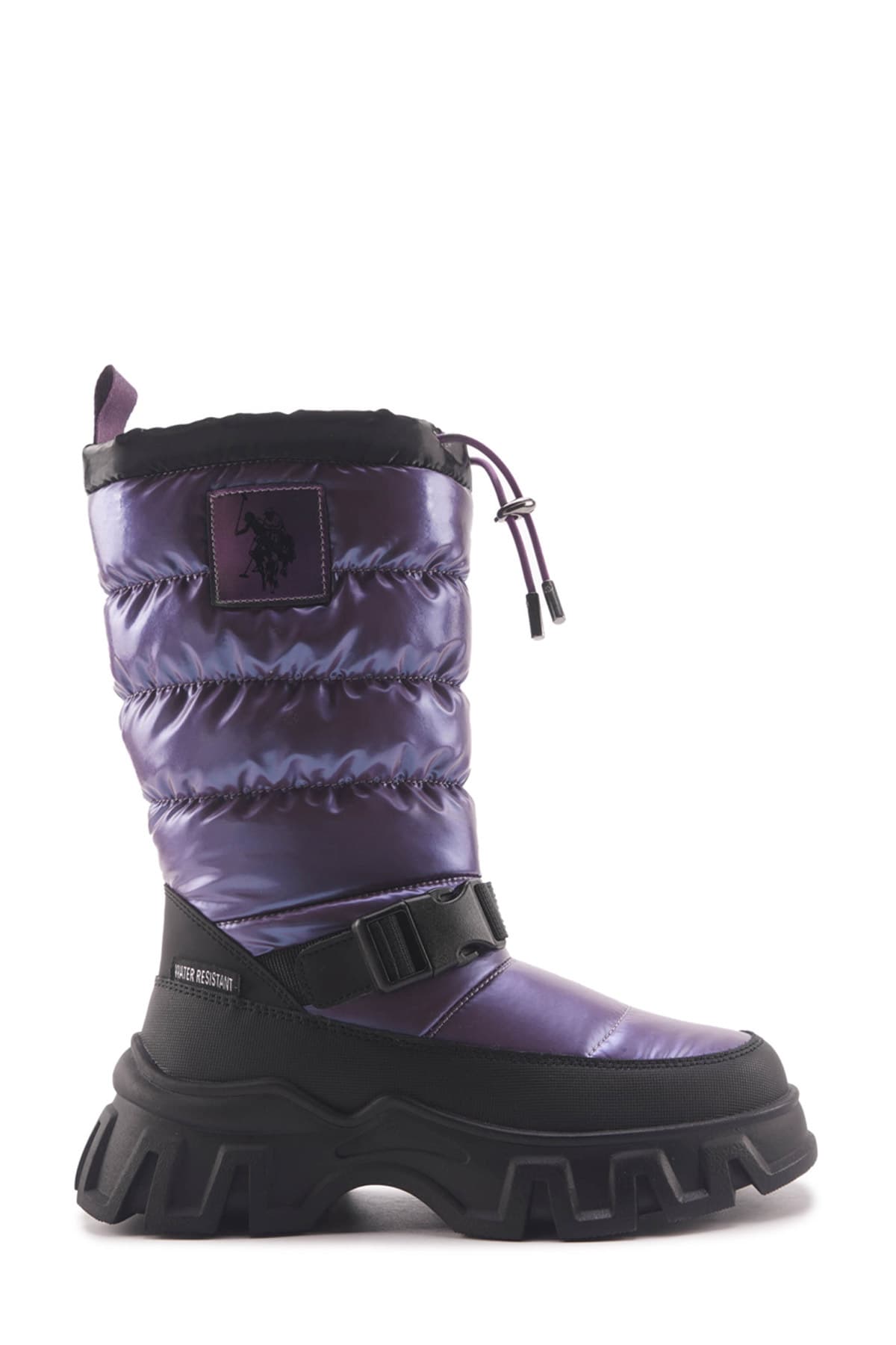 چکمه دخترانه U.S. Polo Assn. بنفش مدل PORETTA 4PR چکمه دخترانه U.S. Polo Assn. بنفش مدل PORETTA 4PR